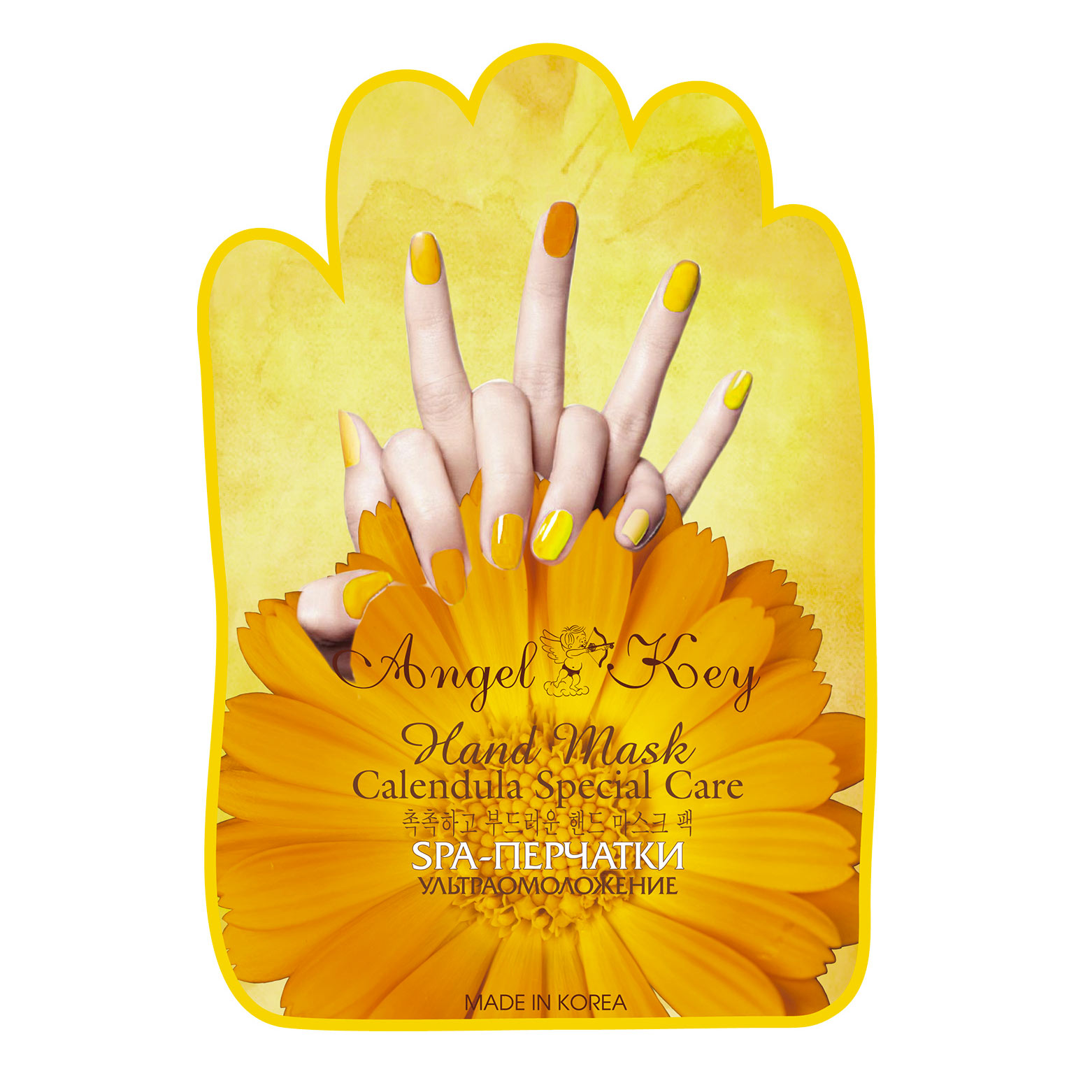 Spa-перчатки Angel Key Hand Mask Calendula Special Care Ультраомоложение - фото 1
