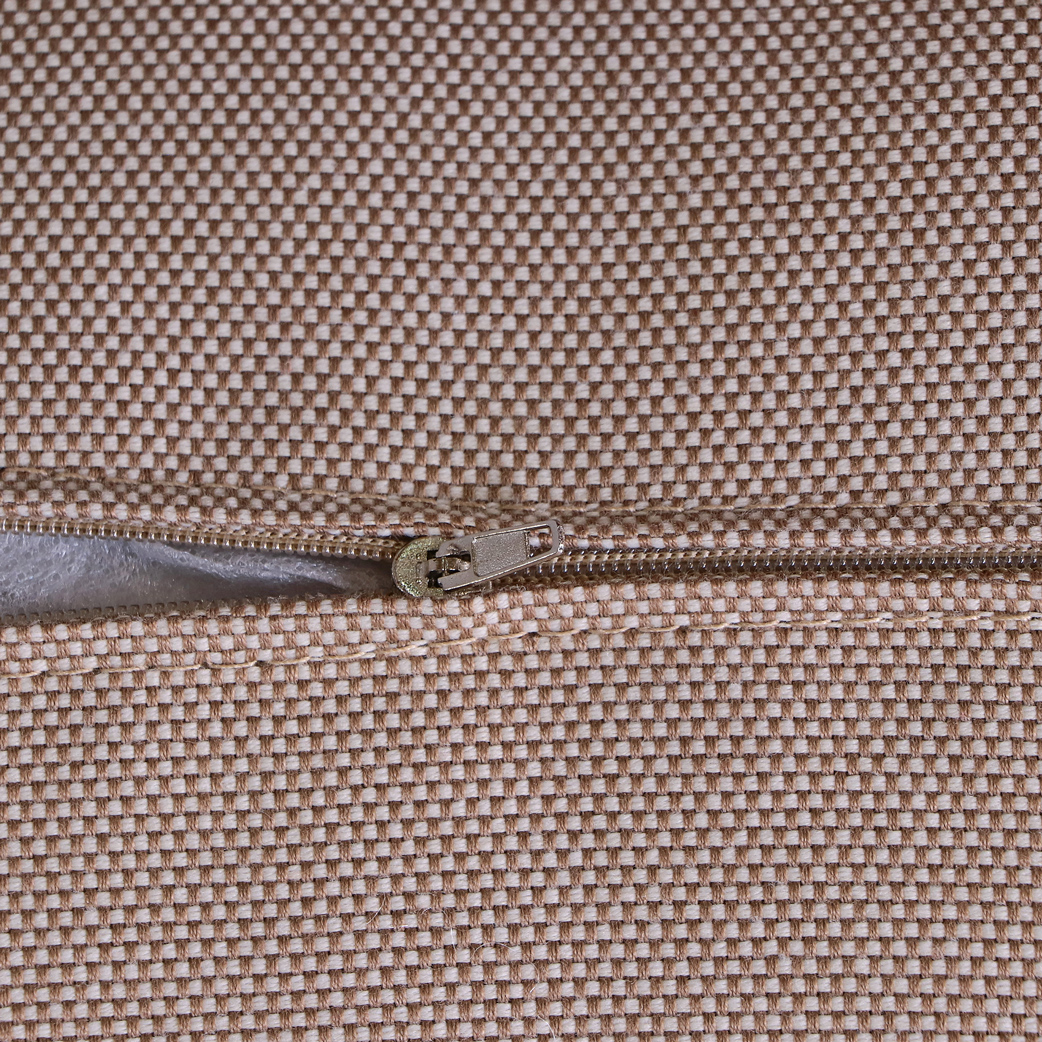 Шезлонг плетеный с подлокотниками Obt 201х71х35-89см искусственный ротанг, цвет коричневый - фото 9