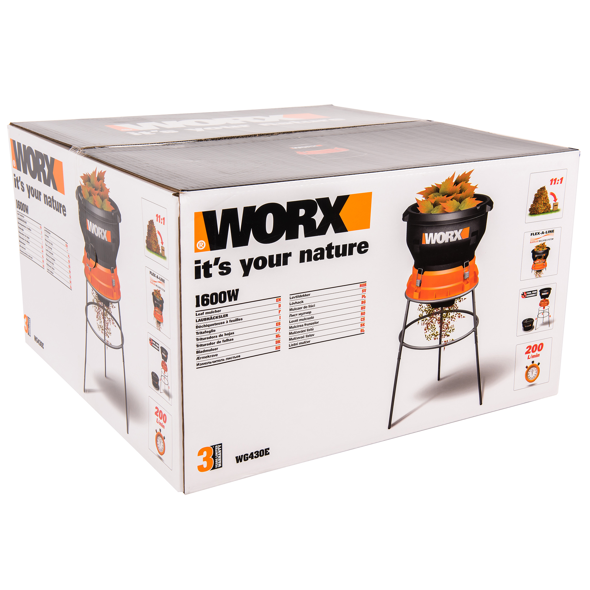 фото Измельчитель worx wg430e