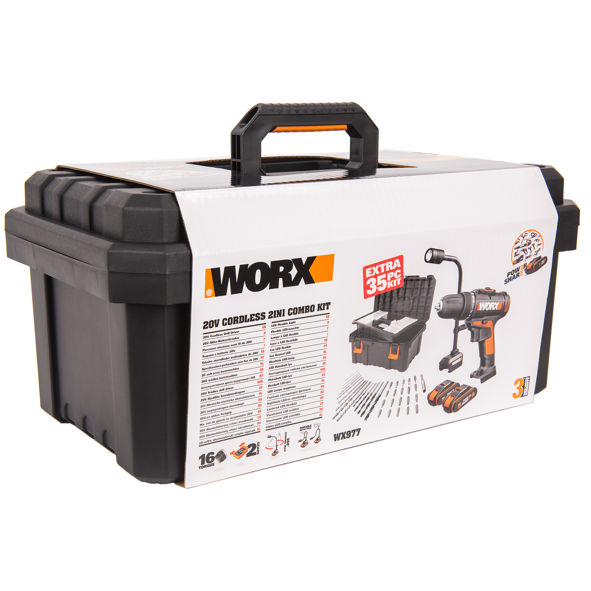 фото Комплект инструментов worx wx977