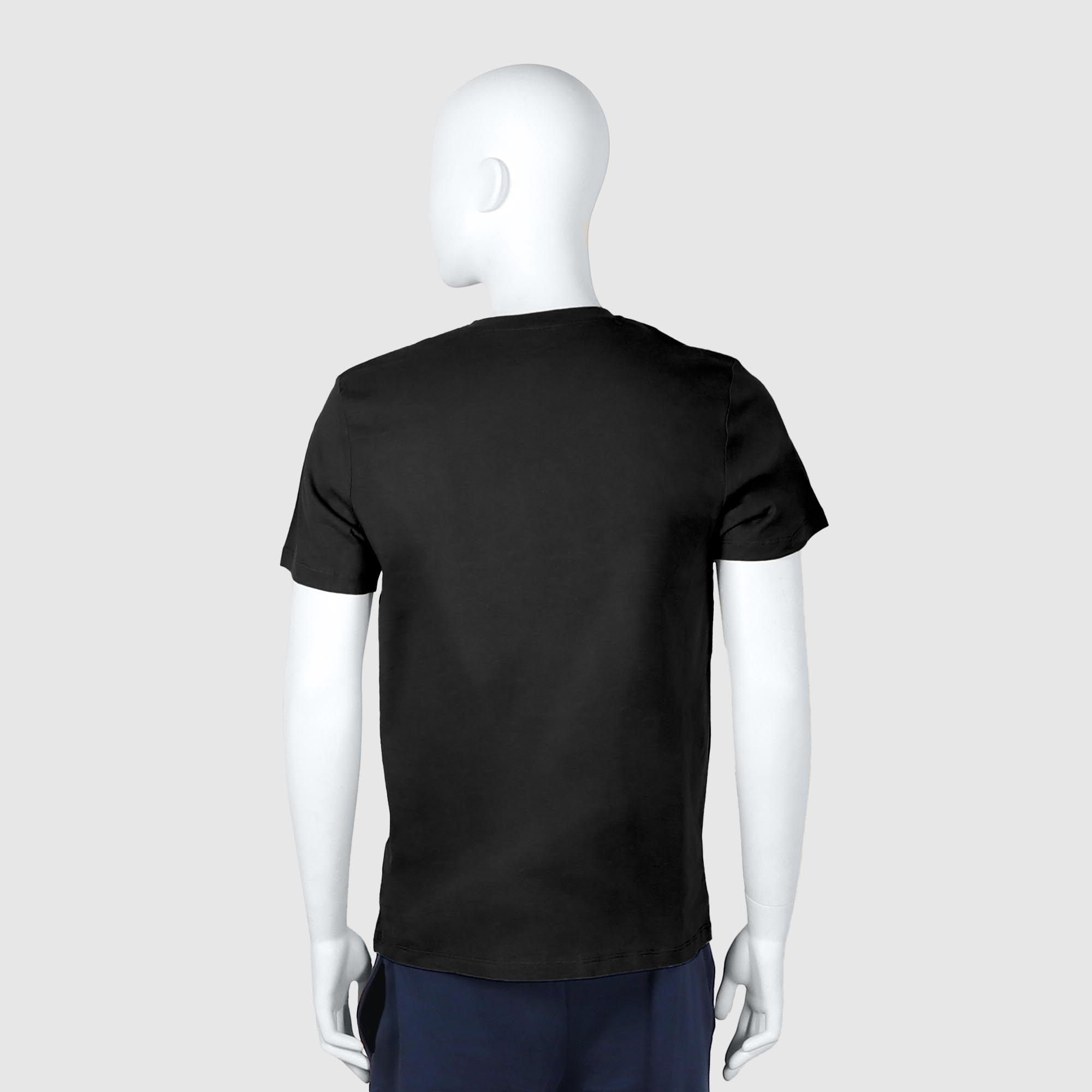 Мужская футболка Diva Teks чёрная (DTD-01), цвет чёрный, размер 44-46 - фото 2