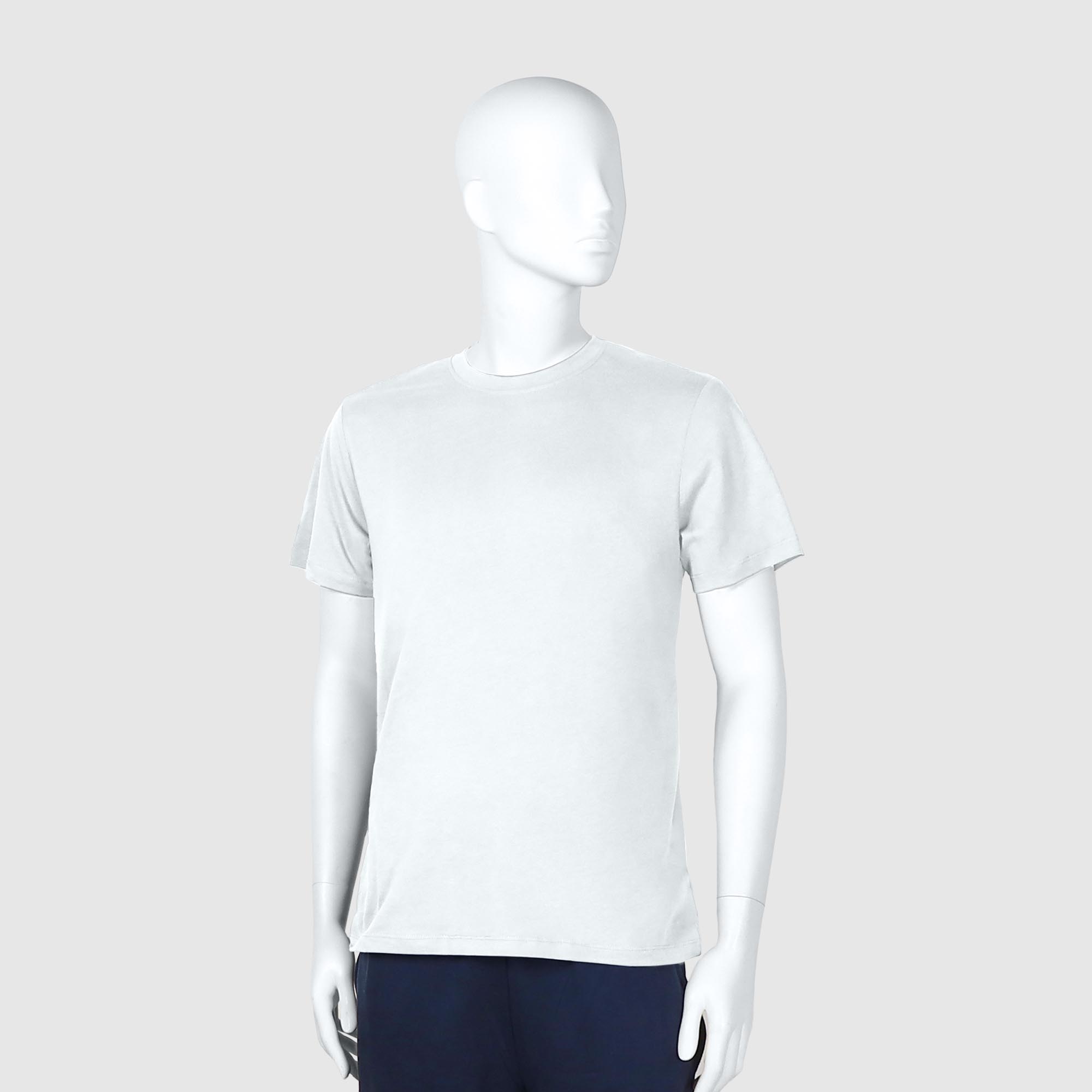 Мужская футболка Diva Teks белая (DTD-02), цвет белый, размер 44-46