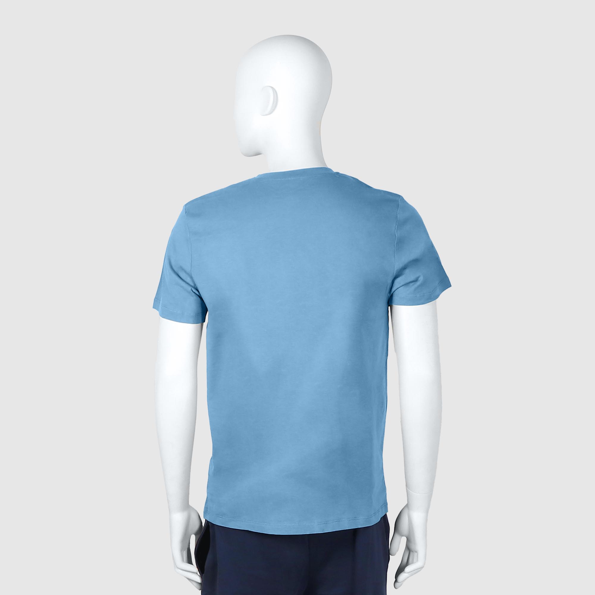 Мужская футболка Diva Teks голубая (DTD-03), цвет голубой, размер 46-48 - фото 2