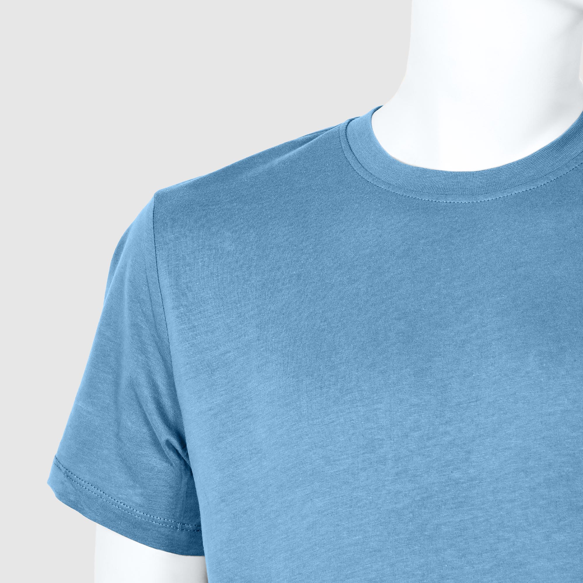 Мужская футболка Diva Teks голубая (DTD-03), цвет голубой, размер 46-48 - фото 3