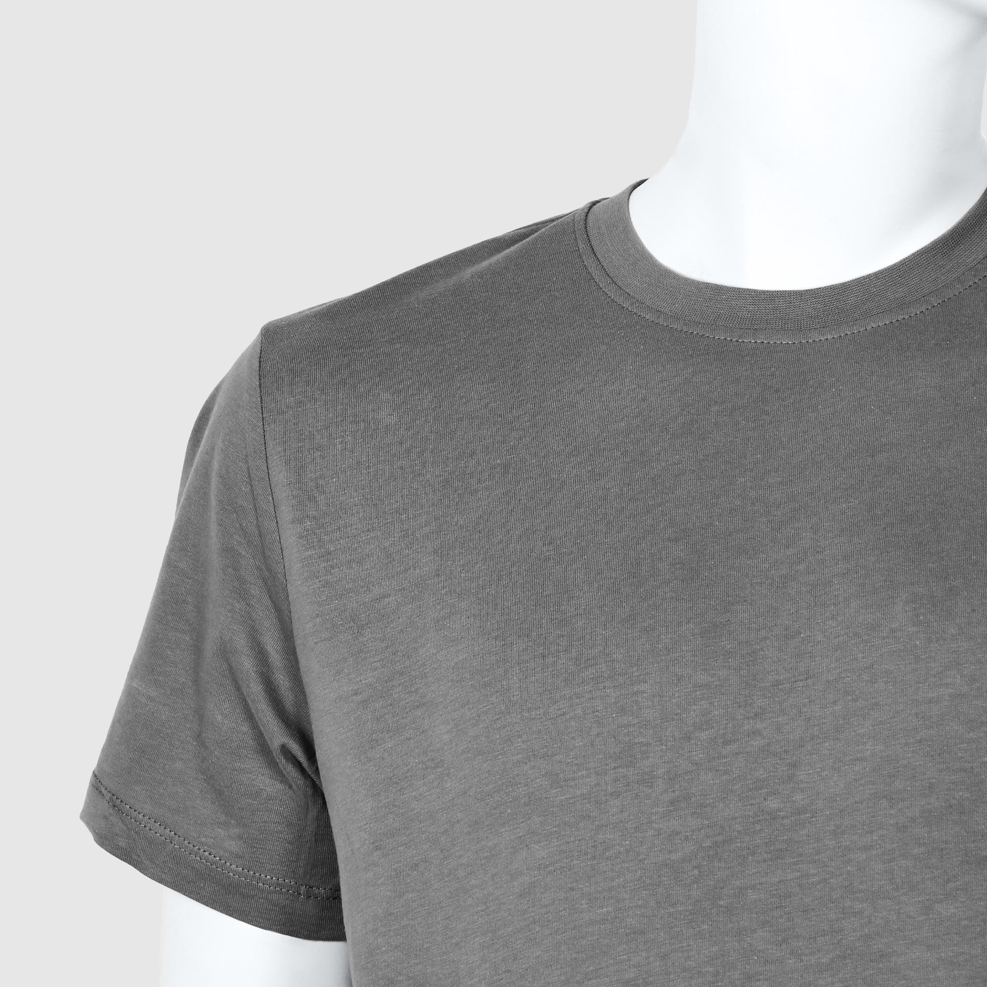 Мужская футболка Diva Teks серая (DTD-04), цвет серый, размер 46-48 - фото 3