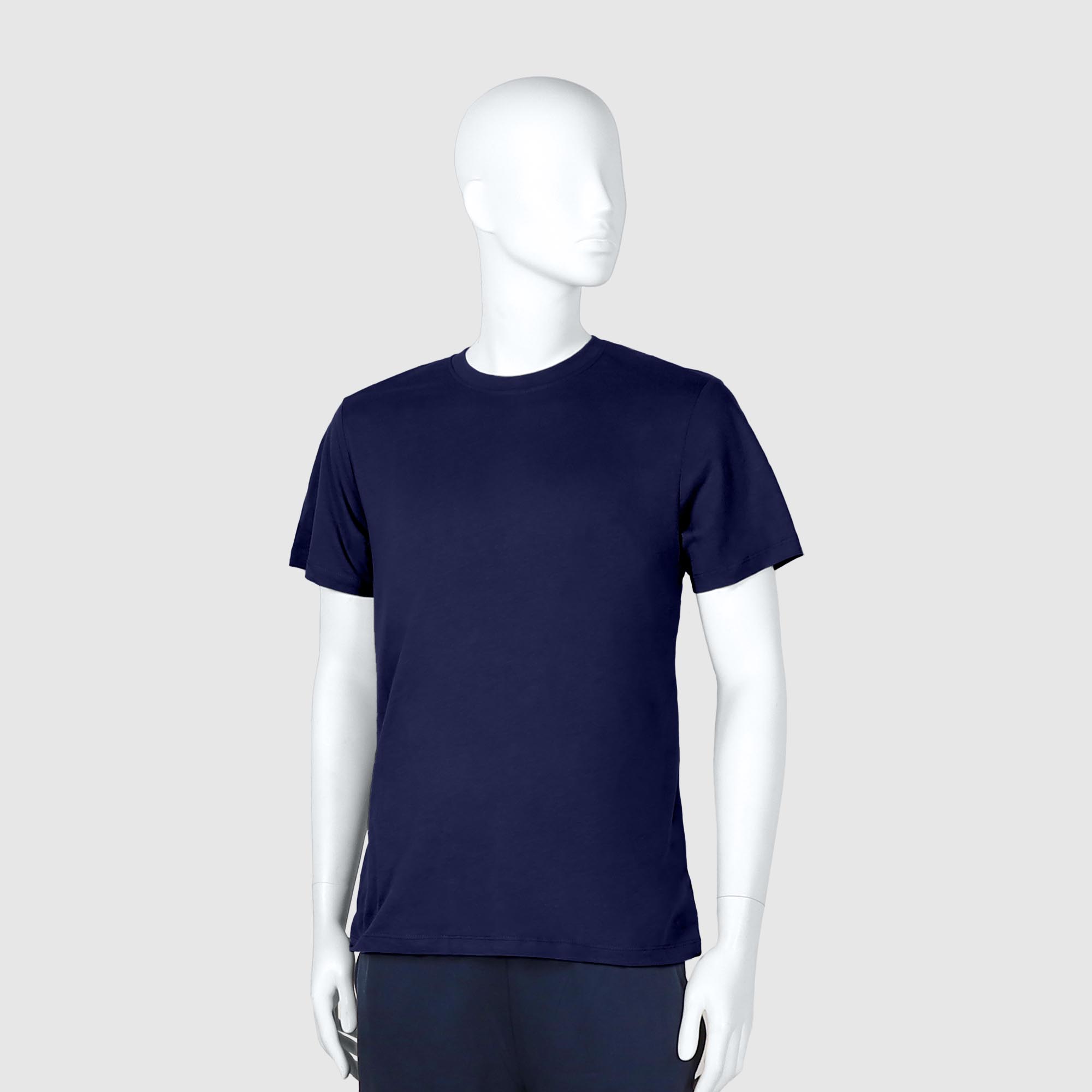 Мужская футболка Diva Teks синяя (DTD-05), цвет синий, размер 44-46