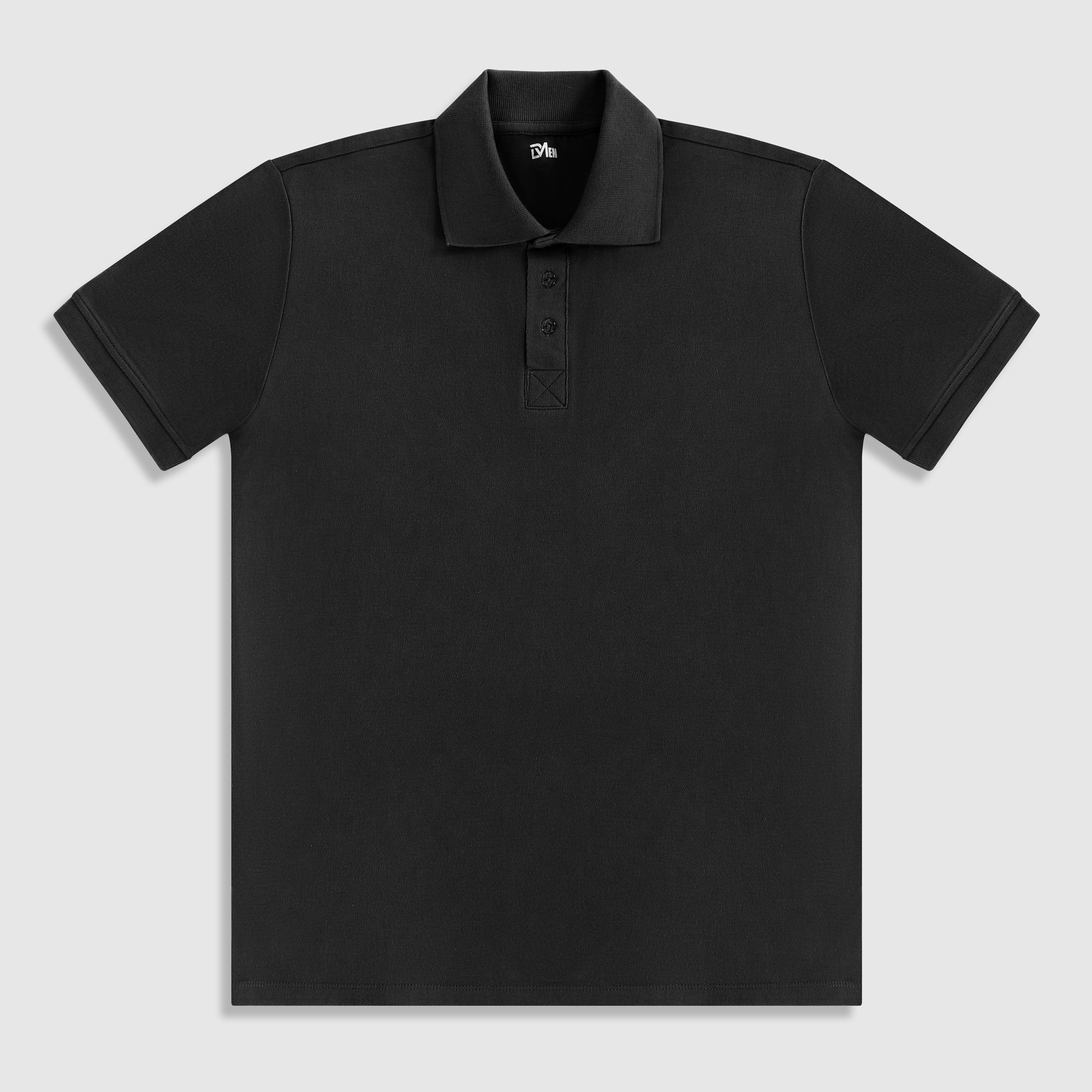 Рубашка мужская Diva Teks поло черная, цвет черный, размер S