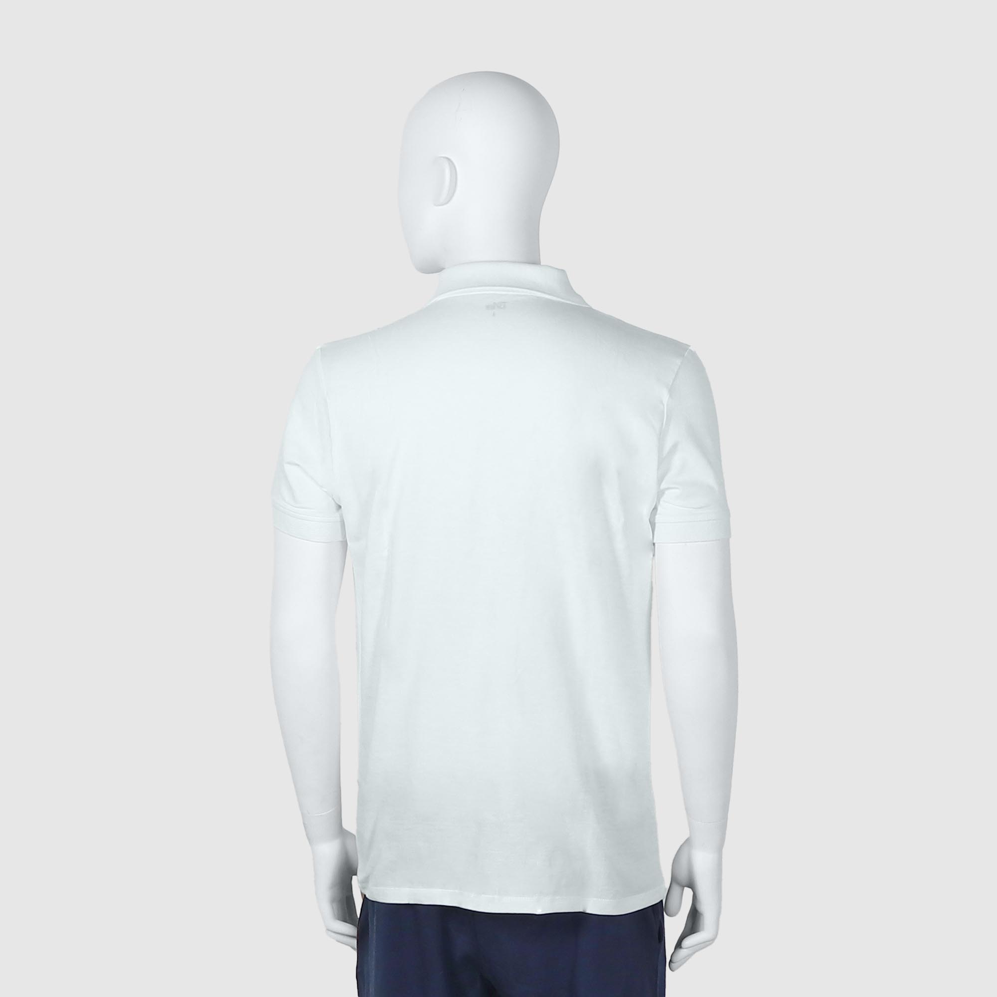 Мужская футболка-поло Diva Teks белая (DTD-07), цвет белый, размер 46-48 - фото 2