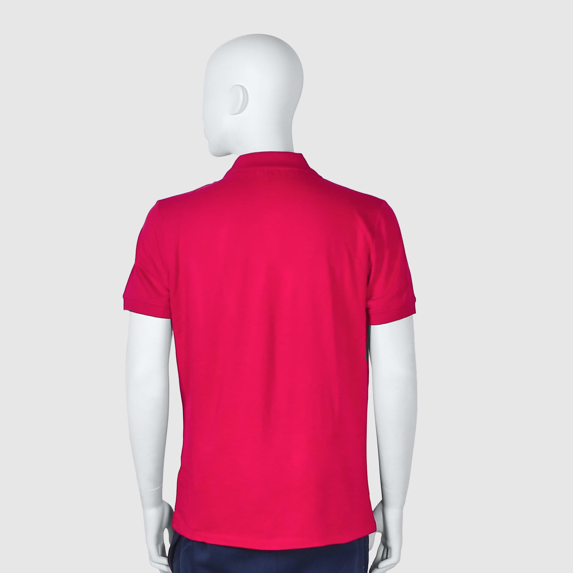 Мужская футболка-поло Diva Teks красная (DTD-08), цвет красный, размер 48-50 - фото 2