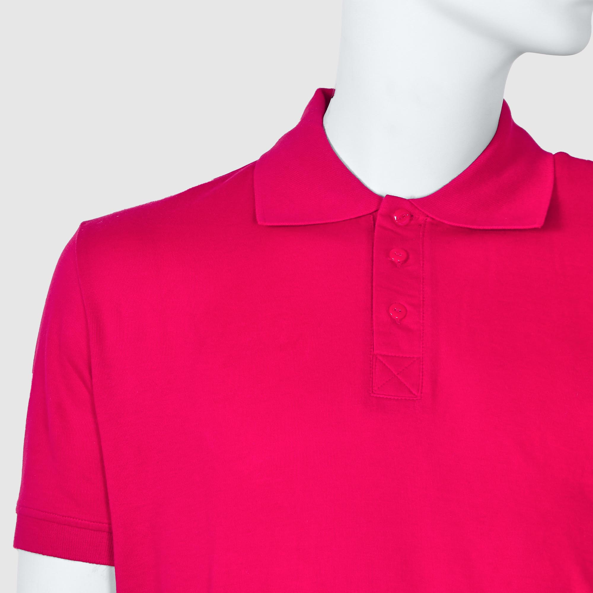 Мужская футболка-поло Diva Teks красная (DTD-08), цвет красный, размер 48-50 - фото 3