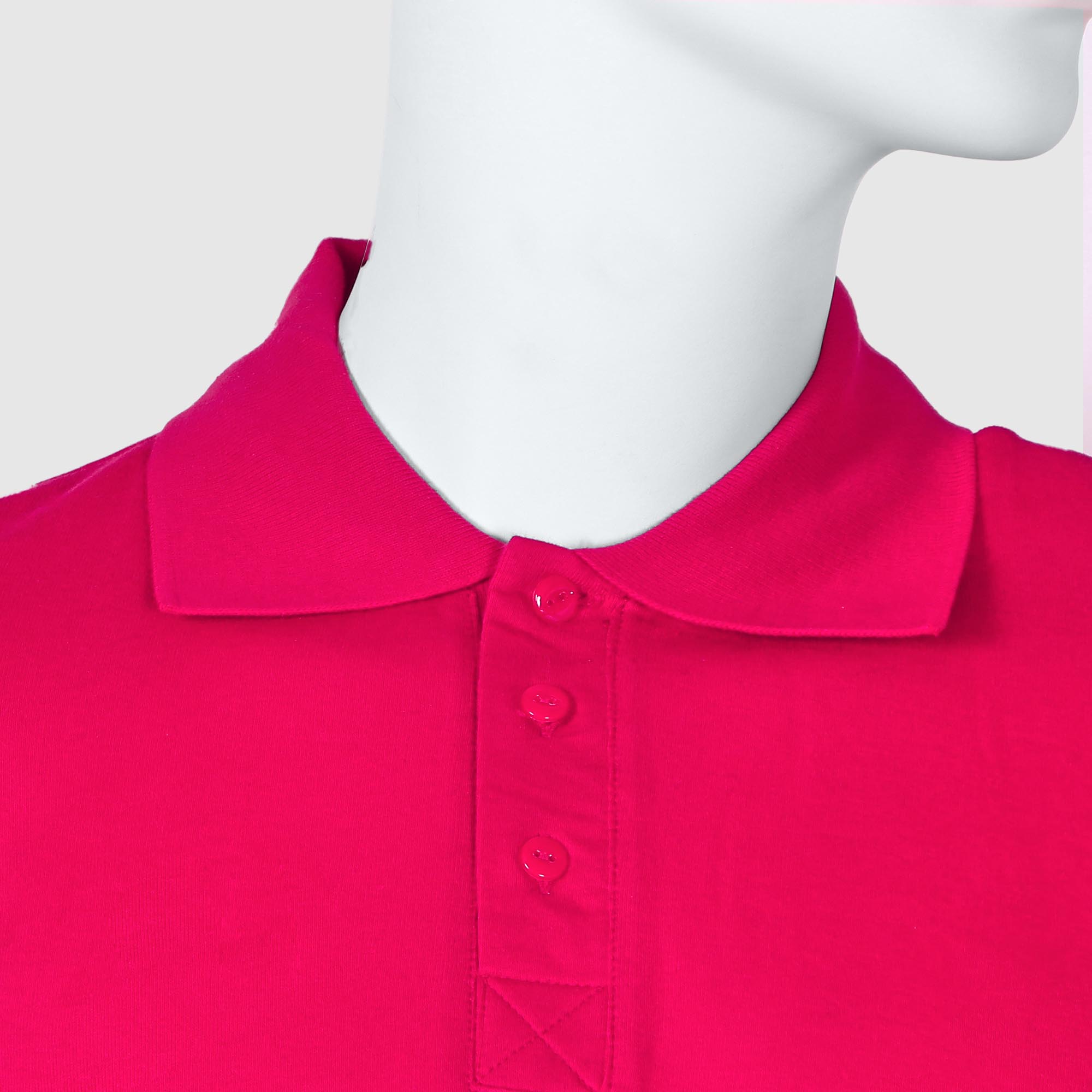 Мужская футболка-поло Diva Teks красная (DTD-08), цвет красный, размер 48-50 - фото 4