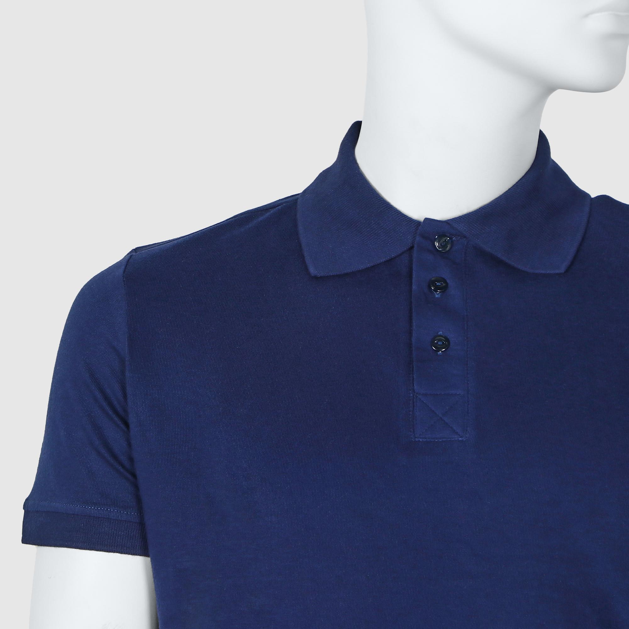 Мужская футболка-поло Diva Teks синяя (DTD-10), цвет синий, размер 44-46 - фото 3