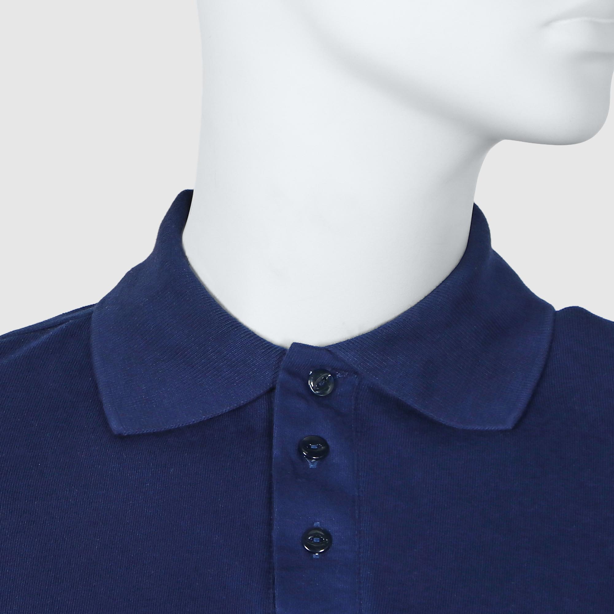 Мужская футболка-поло Diva Teks синяя (DTD-10), цвет синий, размер 44-46 - фото 4