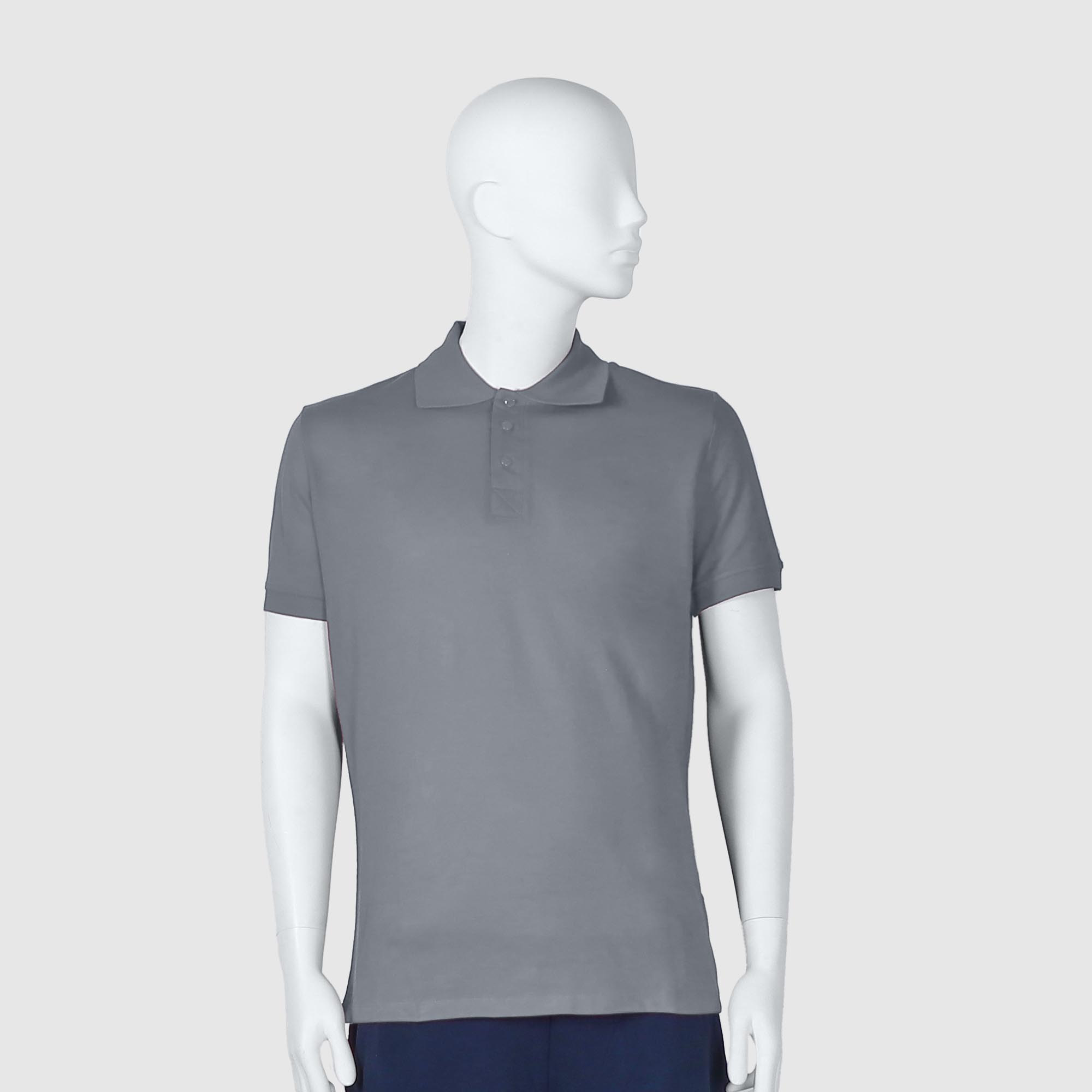 Мужская футболка-поло Diva Teks серая (DTD-11), цвет серый, размер 44-46 - фото 1