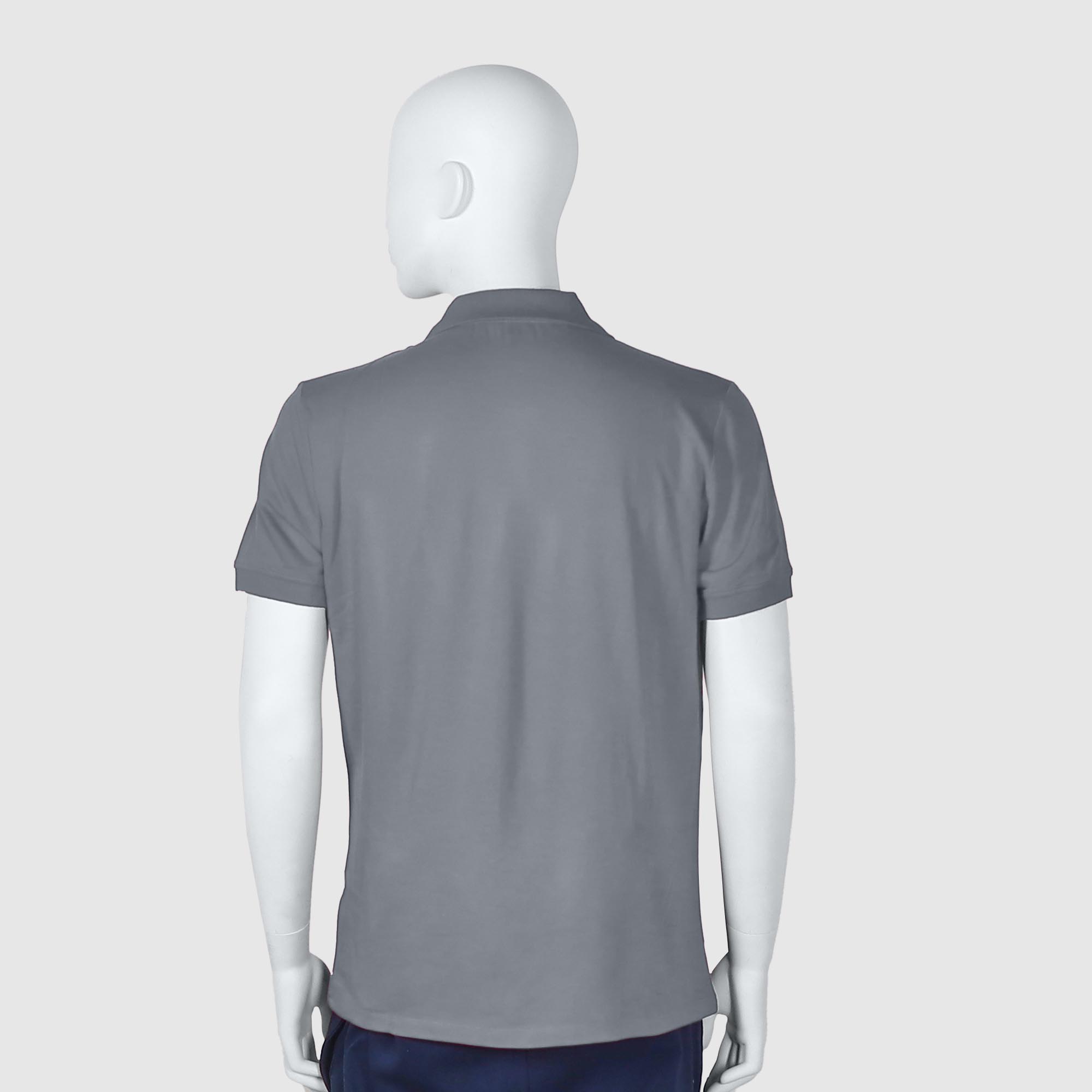 Мужская футболка-поло Diva Teks серая (DTD-11), цвет серый, размер 44-46 - фото 2