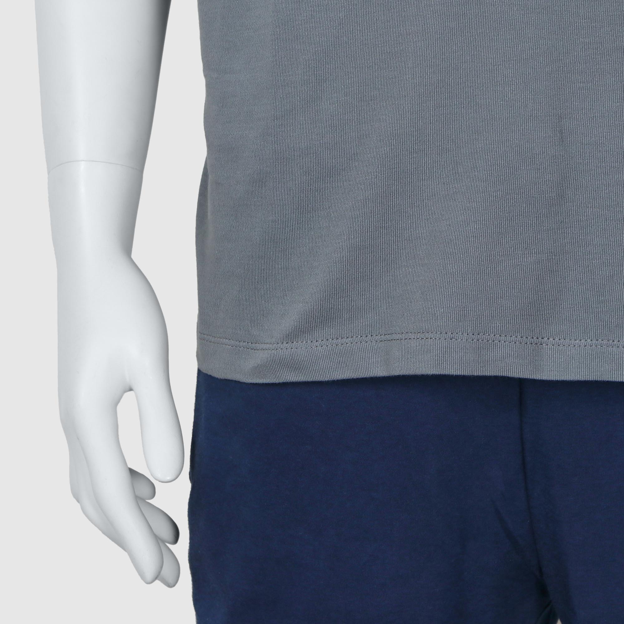 Мужская футболка-поло Diva Teks серая (DTD-11), цвет серый, размер 44-46 - фото 5
