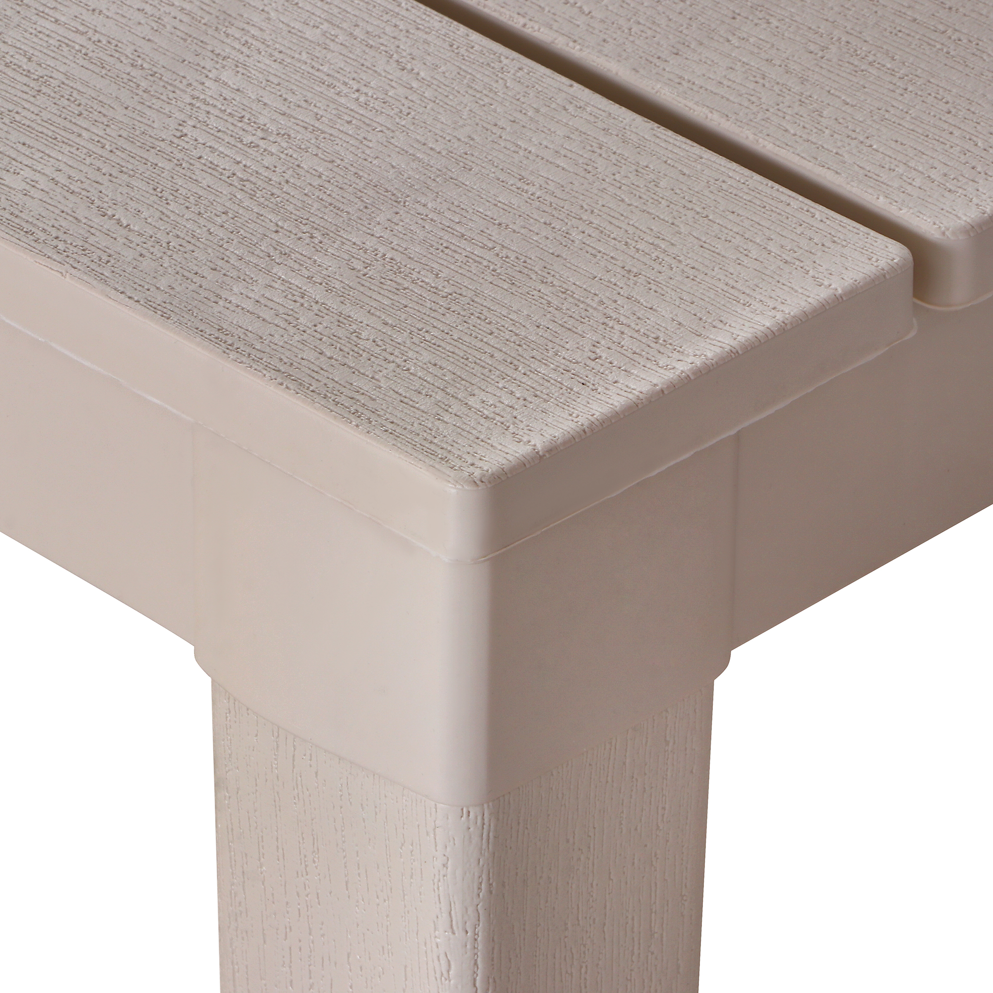 Стол Элластик-пласт Прованс прямоугольный grey 80x140 см, цвет серый - фото 3