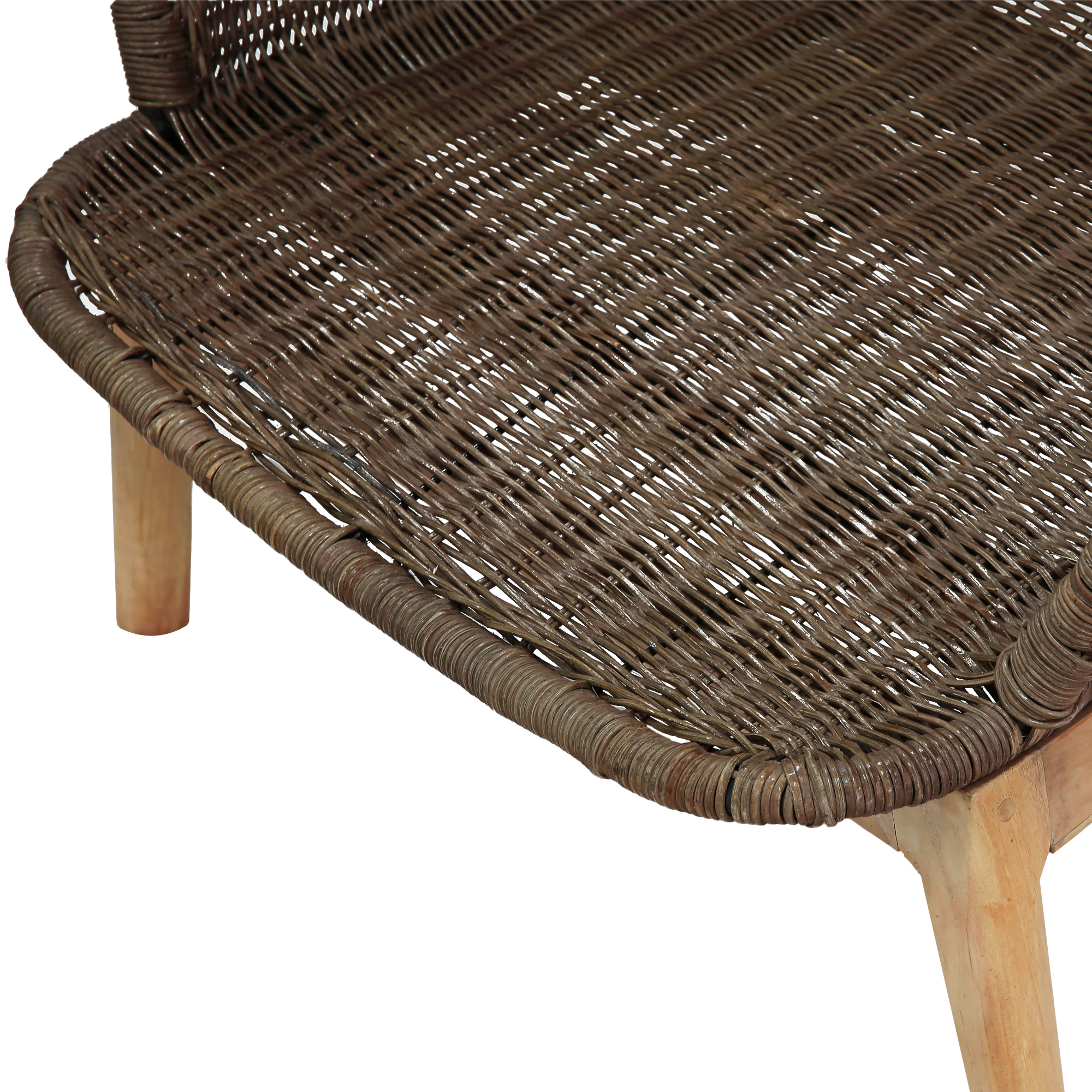 фото Кресло rattan grand manhattan dk walnut