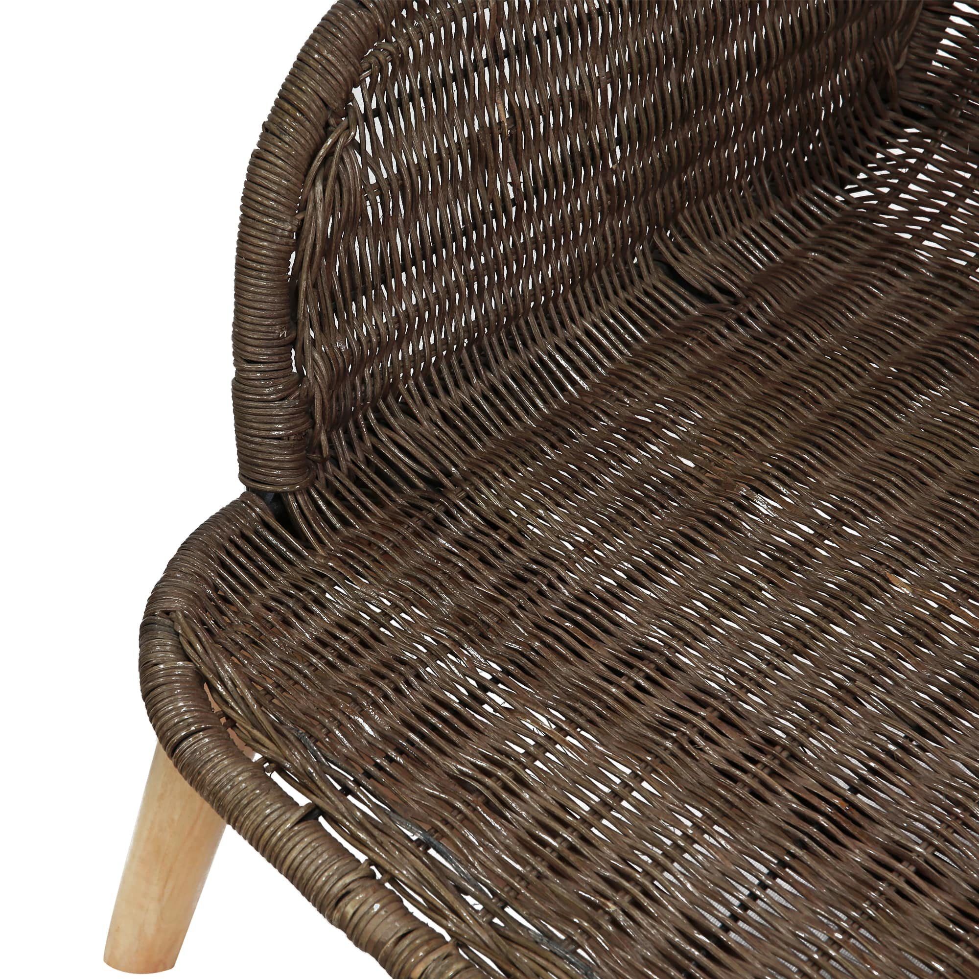 фото Кресло rattan grand manhattan dk walnut