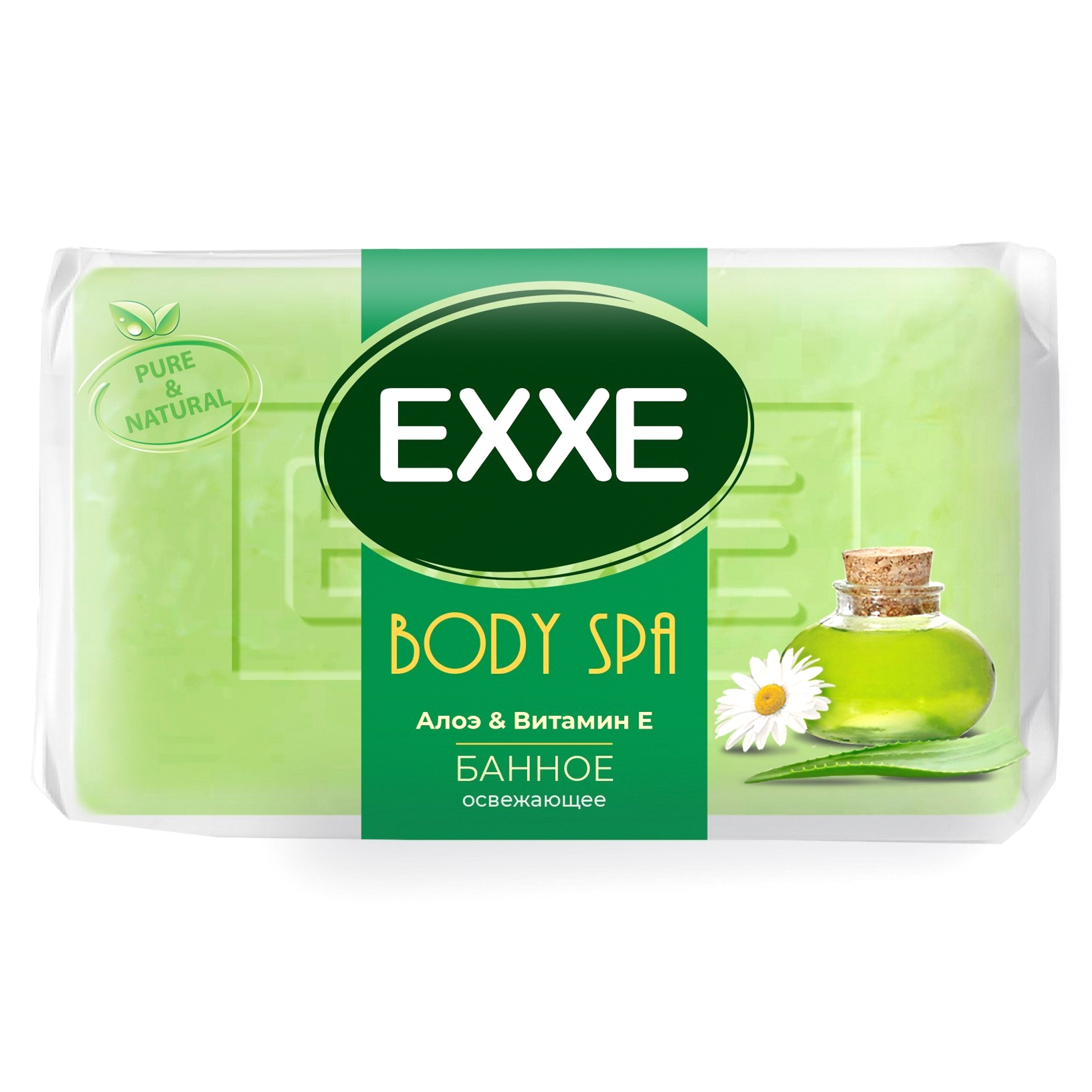 фото Мыло exxe body spa банное "алоэ & витамин е" 160 г