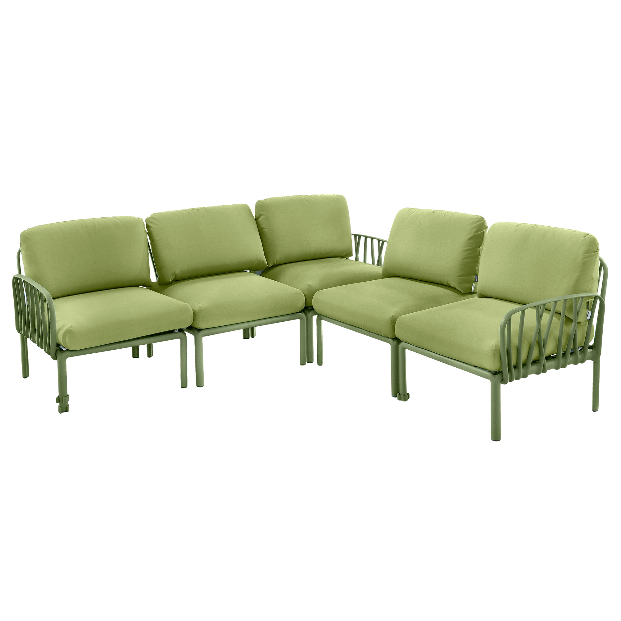 Комплект угловой Nardi komodo+2 кресла авокадо, цвет зеленый, размер 72х78х88 - фото 1
