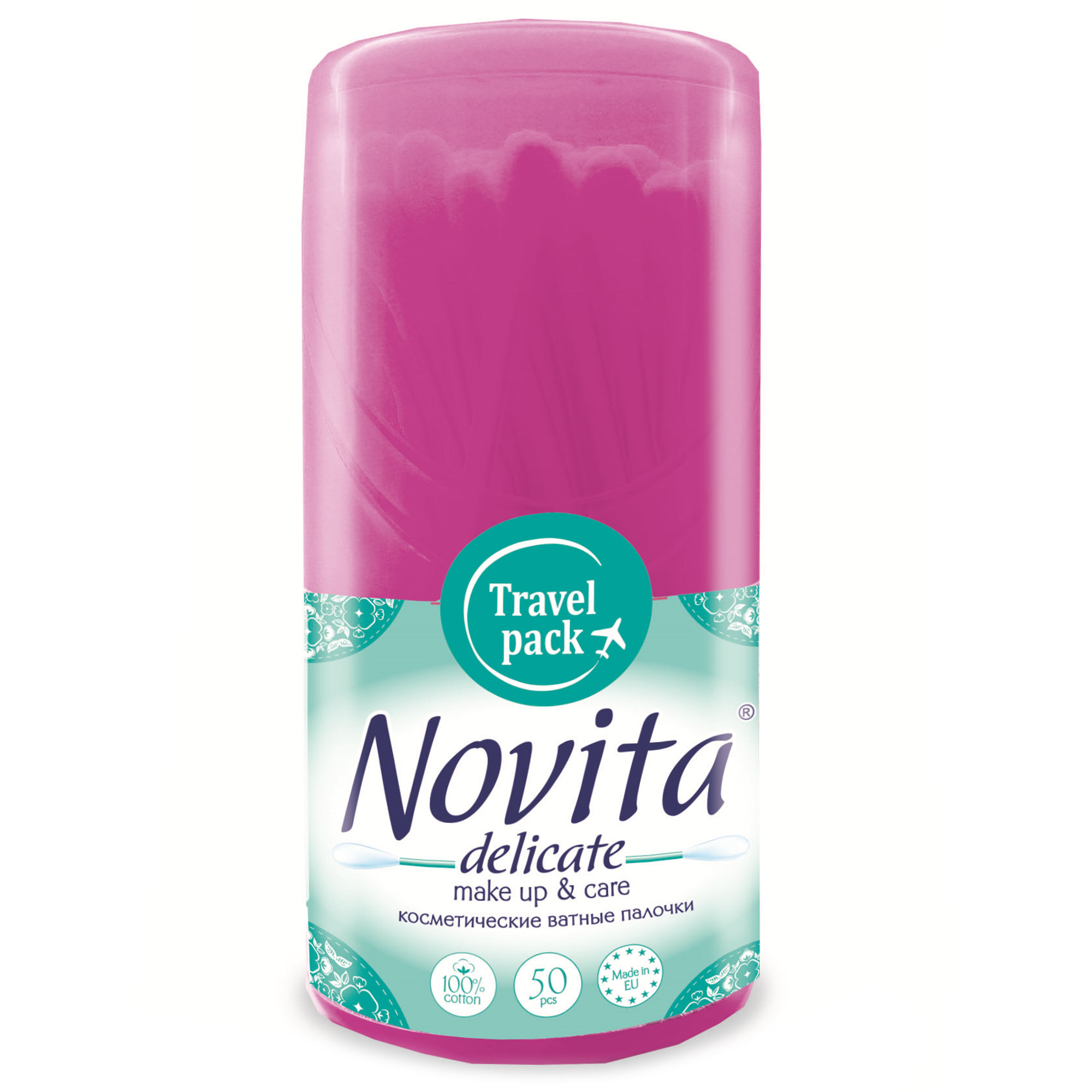 фото Ватные палочки novita delicate 50 шт