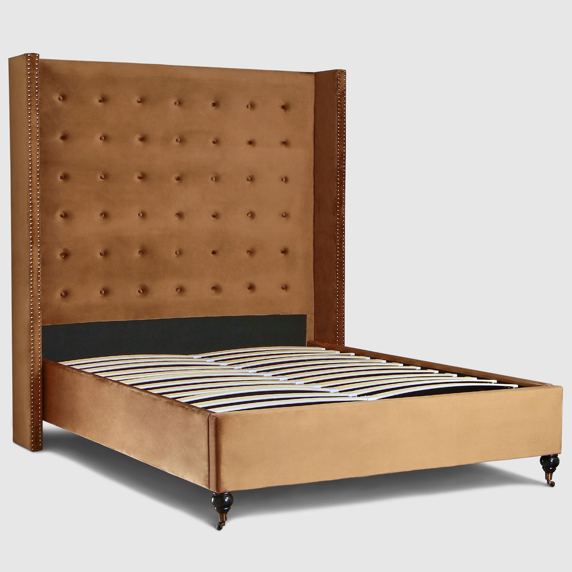 Кровать двуспальная AHF Диана бежевая 160x200 см