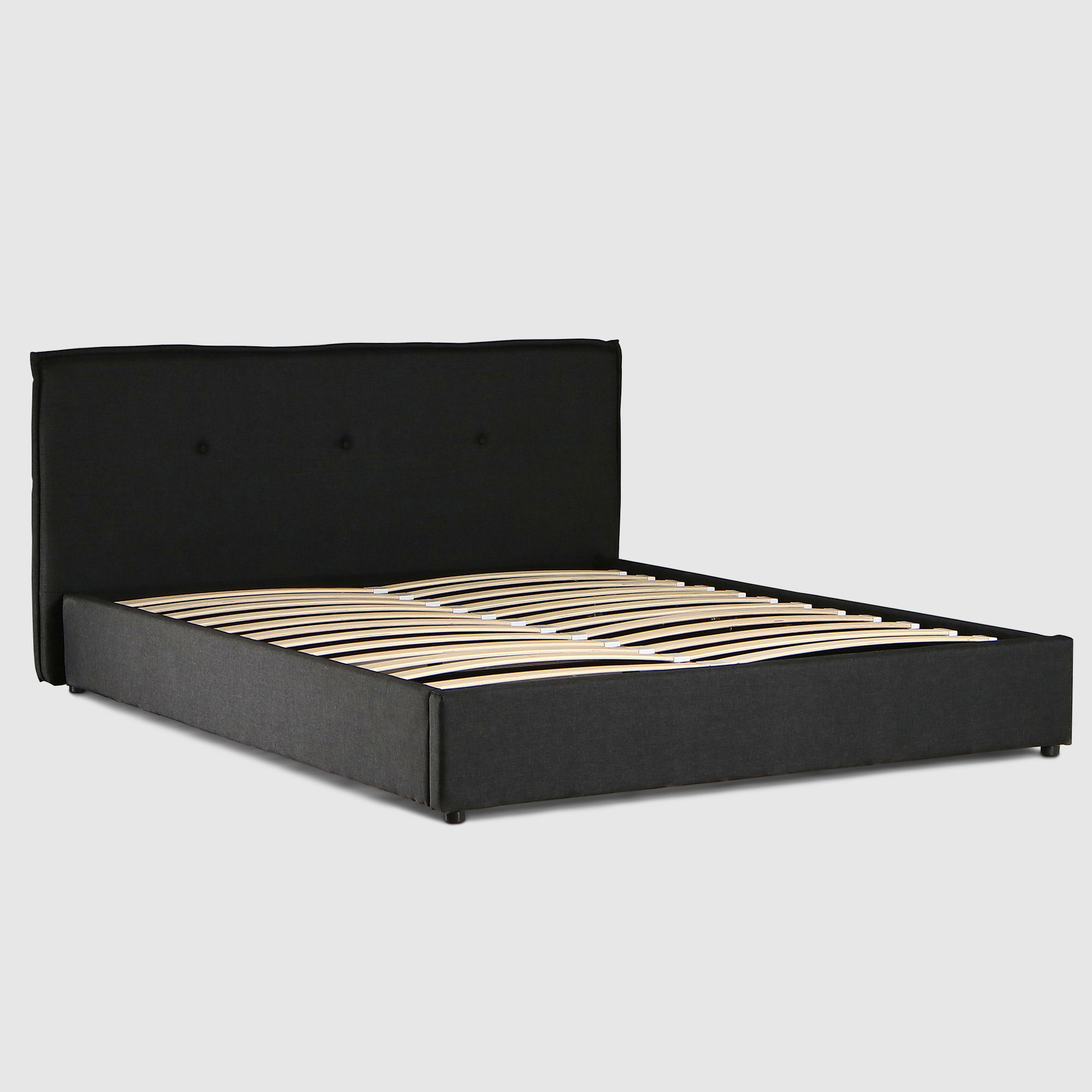 Кровать двуспальная AHF Белла серая 160x200 см