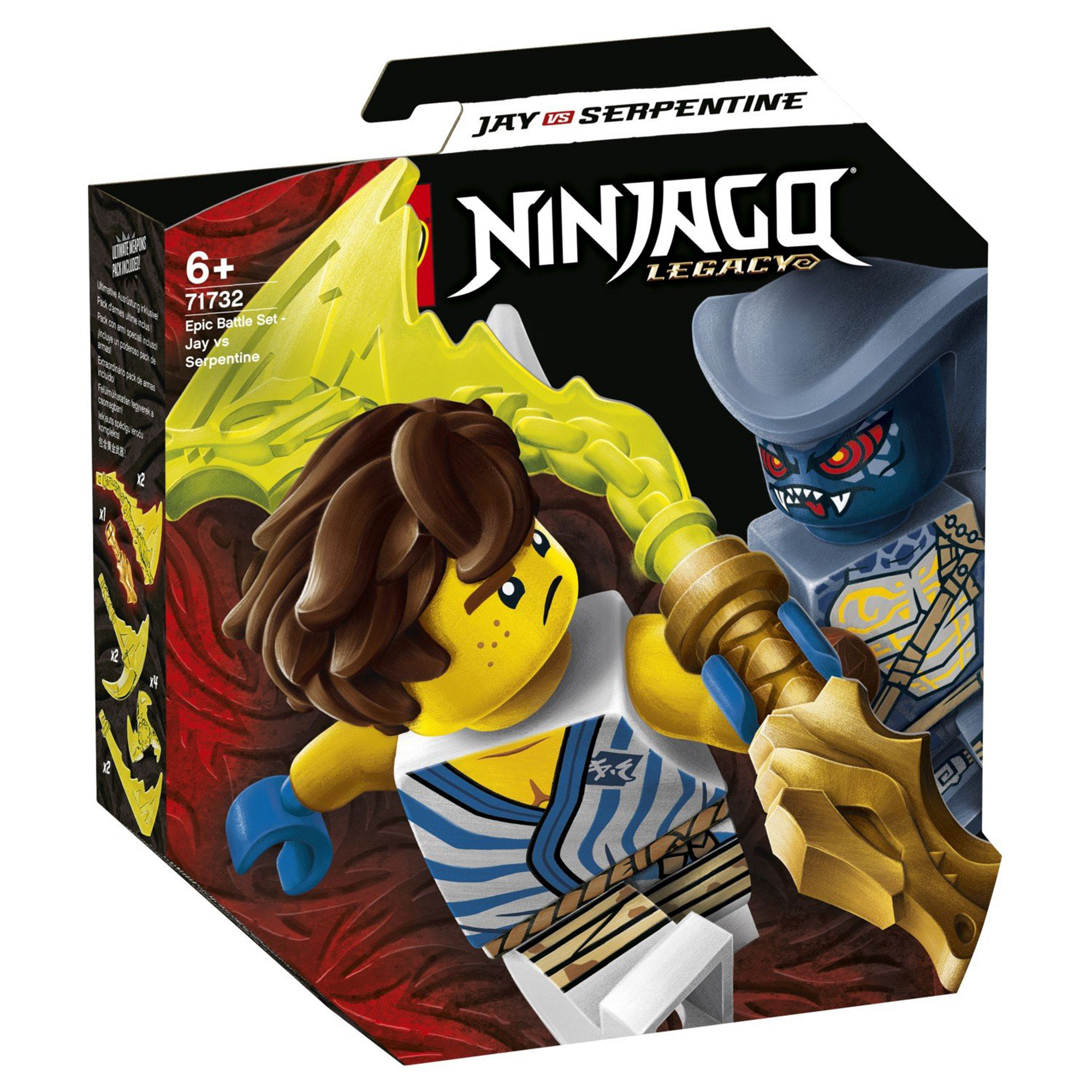 фото Конструктор lego ninjago "легендарные битвы: джей против воина-серпентина" 71732