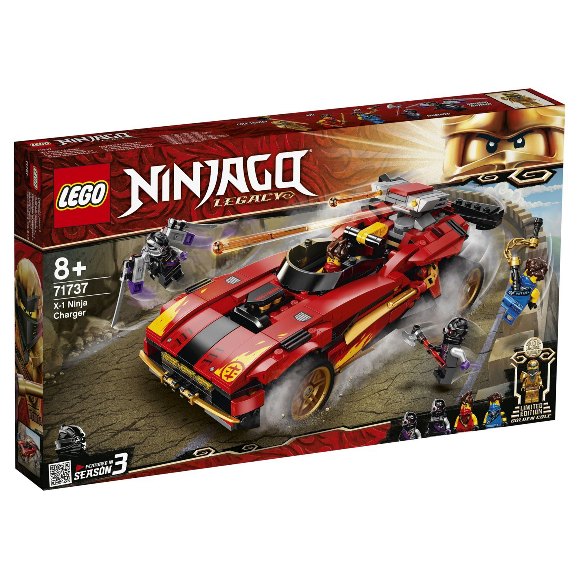 фото Конструктор lego ninjago "ниндзя-перехватчик х-1" 71737