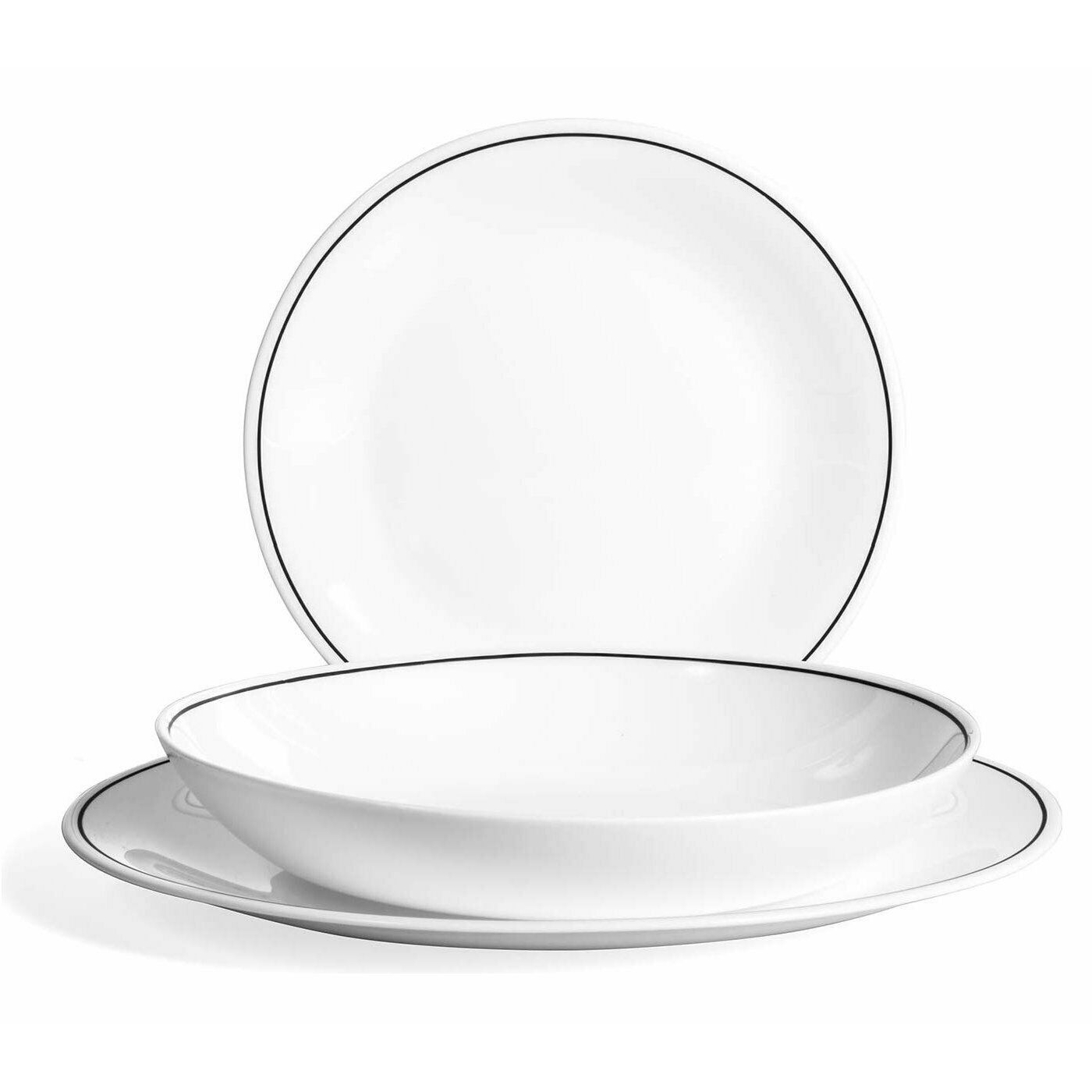 Набор посуды Bormioli Rocco Chiaroscuro 18 предметов в ассортименте, цвет белый - фото 2