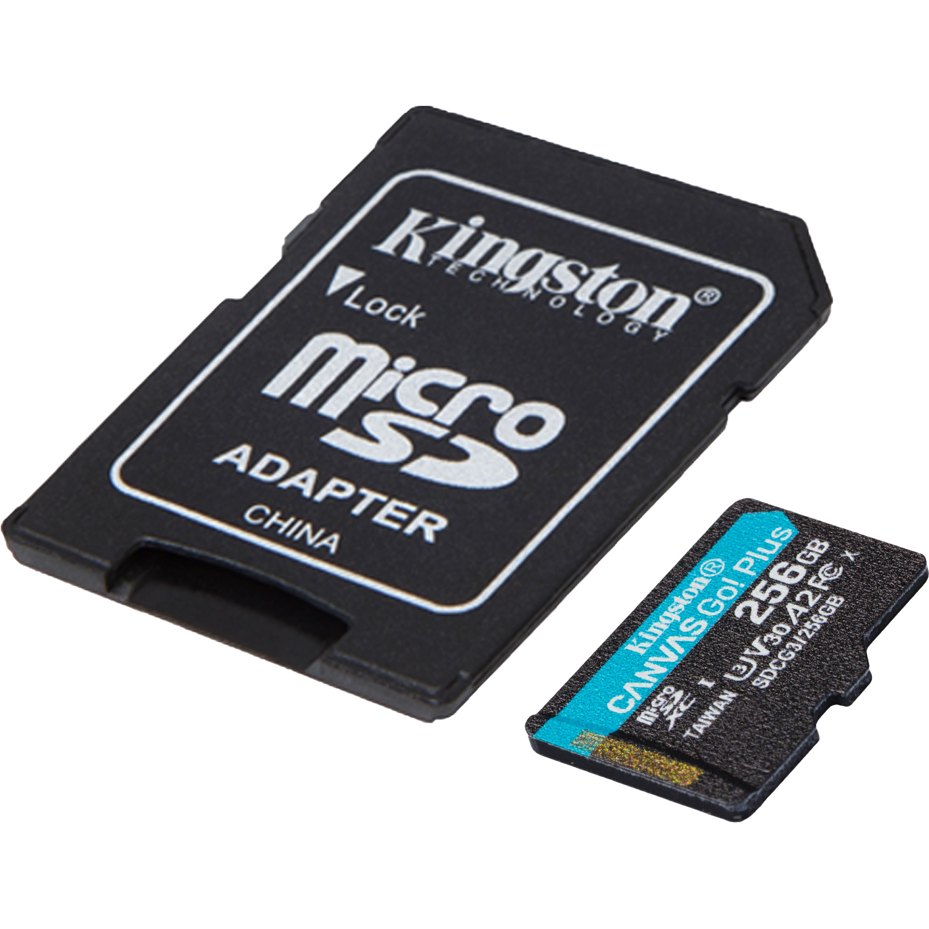 Карта памяти Kingston Canvas Go Plus MicroSDXC 256GB с адаптером