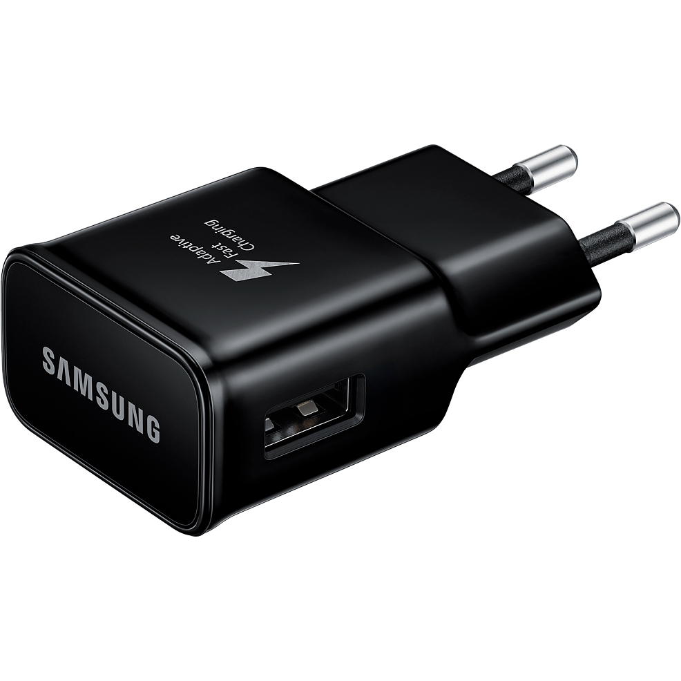 Сетевое зарядное устройство Samsung EP-ТА20 EP-TA20EBENGRU черный - фото 1