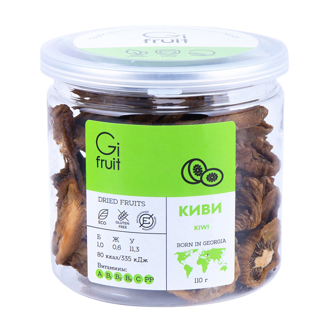 

Фрукты сушеные Gifruit Киви, 110 г