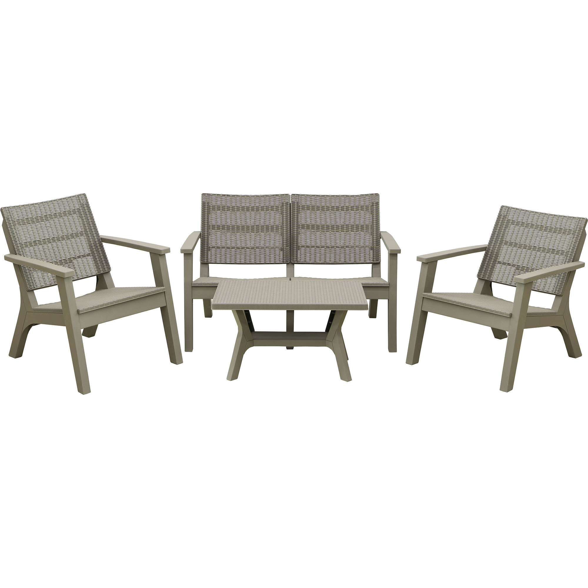 Комплект мебели Sukk 4 предмета, цвет бежевый/серый, размер 120х76х79 см - фото 1