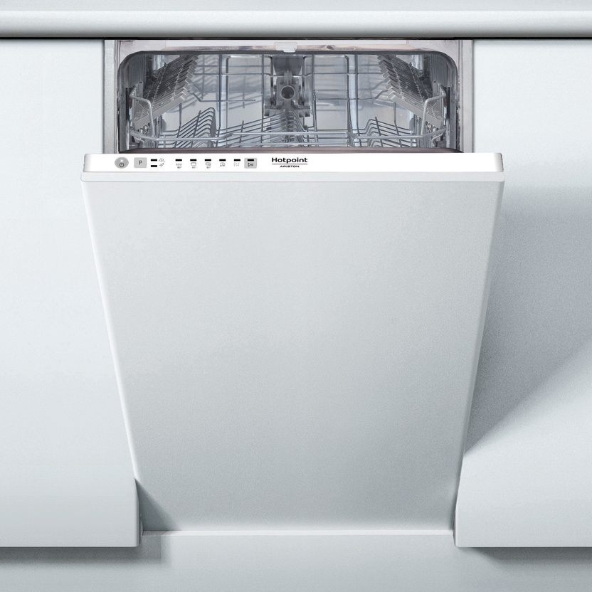 Встраиваемая посудомоечная машина Hotpoint-Ariston HSCIE 2B0 RU, цвет белый - фото 3