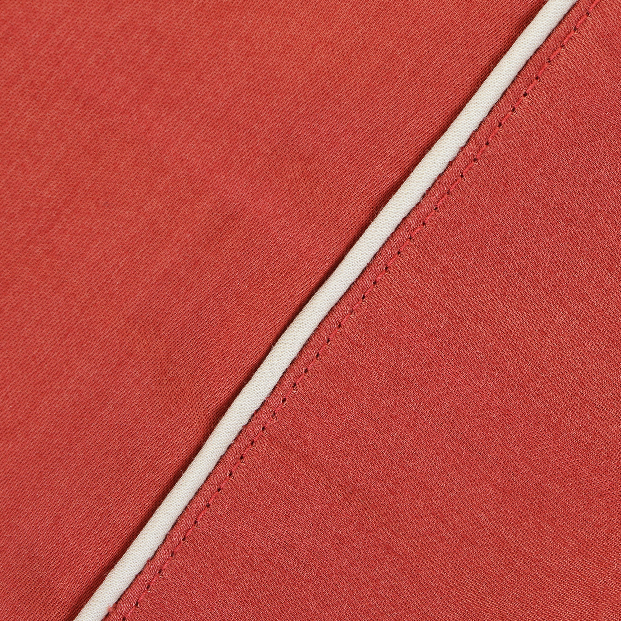 Комплект постельного белья Ecocotton Derin бежевый с красным Евро, цвет красный, размер Евро - фото 5