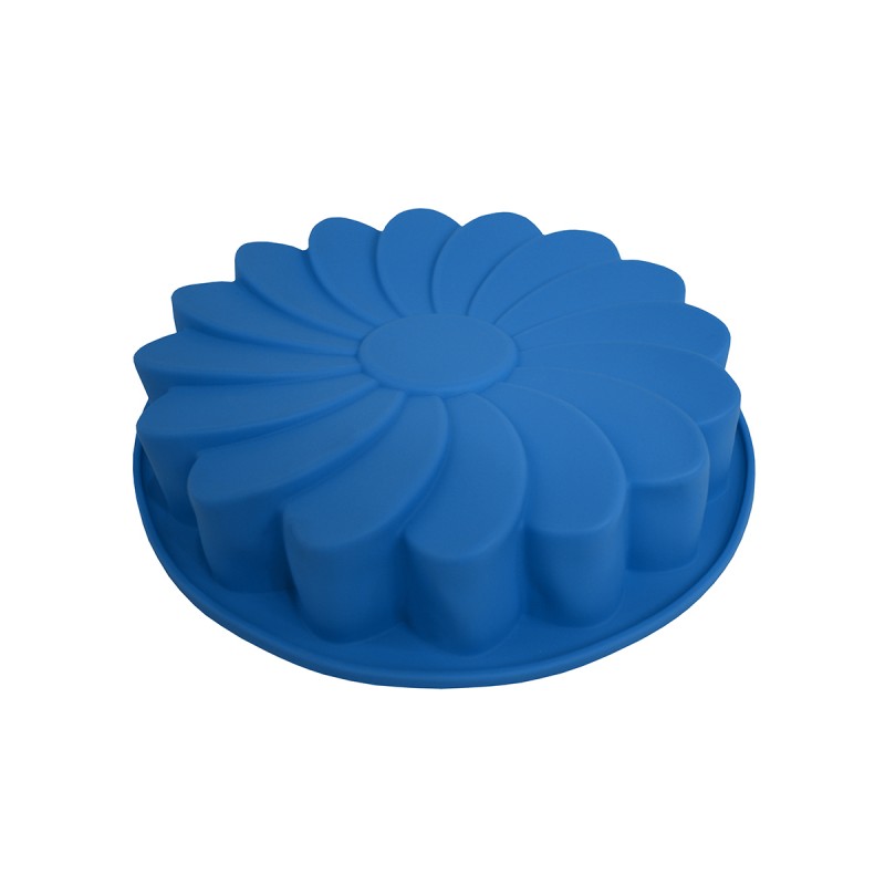 Форма для выпечки Guffman Fleur синяя 23 см, цвет синий - фото 2