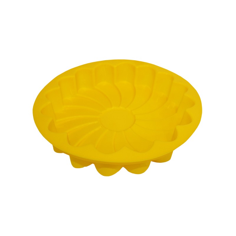 Форма для выпечки Guffman Fleur желтая 23 см, цвет желтый - фото 2