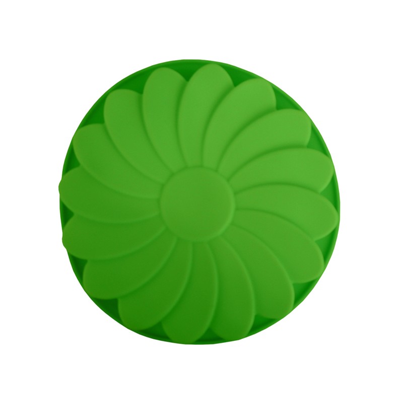Форма для выпечки Guffman Fleur зеленая 23 см, цвет зеленый - фото 3