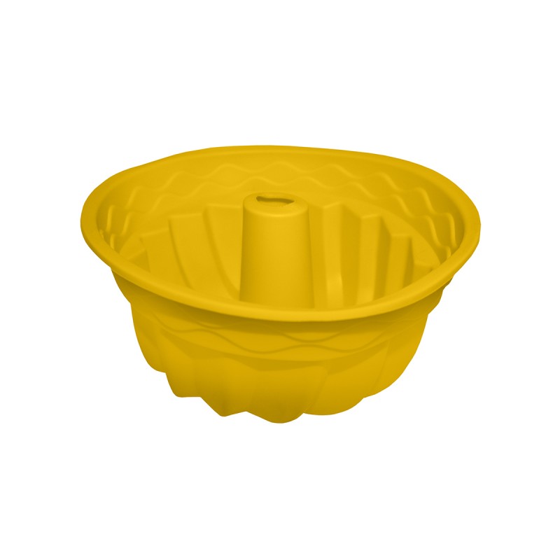 Форма для выпечки Guffman Cake желтая 24 см, цвет желтый - фото 3