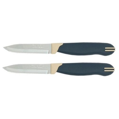 фото Набор ножей для овощей tramontina multicolor 7,5 см 2 шт