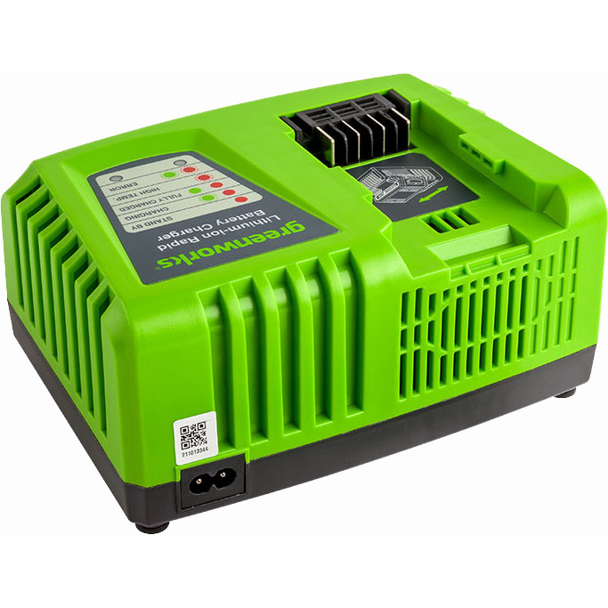 Зарядное устройство Greenworks G40UC4 2924107, цвет зеленый - фото 1