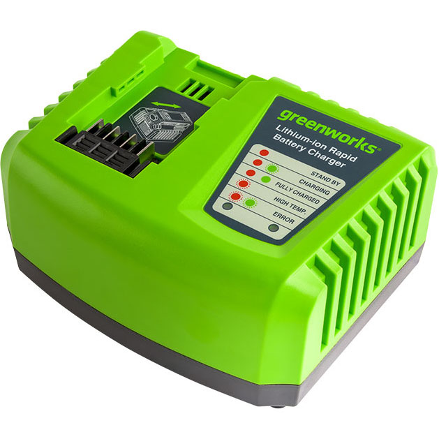 Зарядное устройство Greenworks G40UC4 2924107, цвет зеленый - фото 2