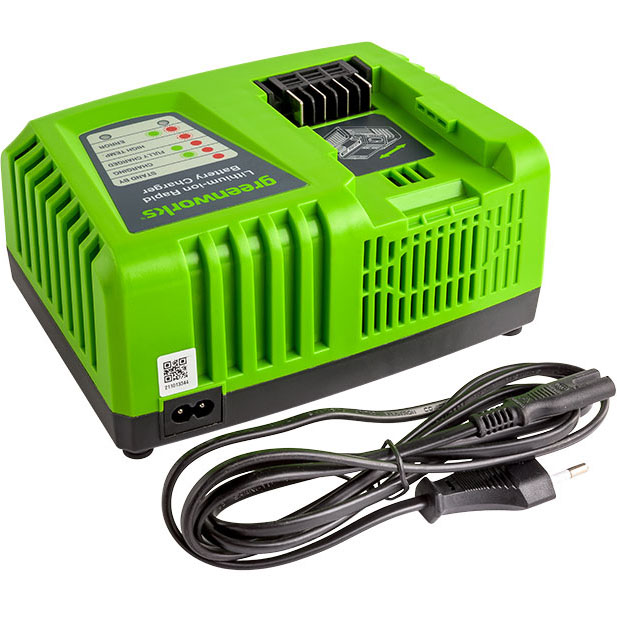 Зарядное устройство Greenworks G40UC4 2924107, цвет зеленый - фото 3