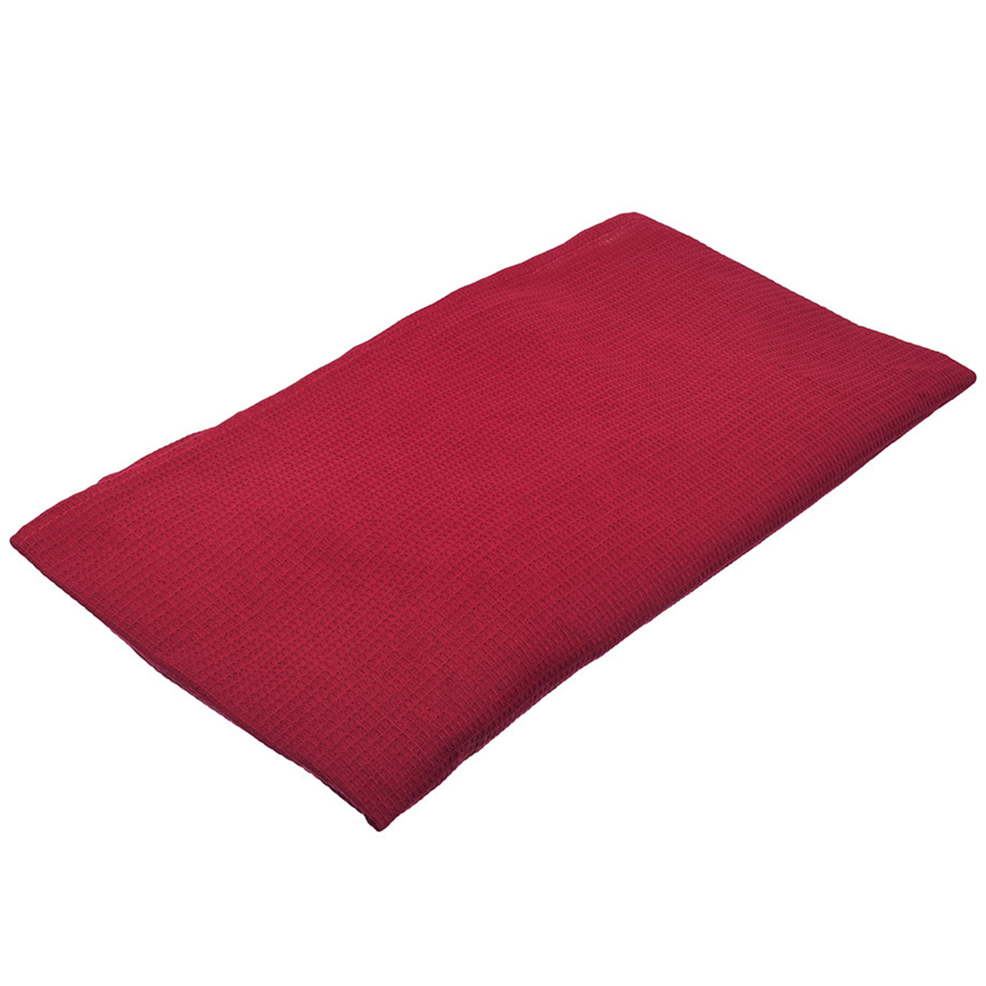 Вафельная накидка для женщин Банные штучки 145x78 см красная, цвет красный - фото 2