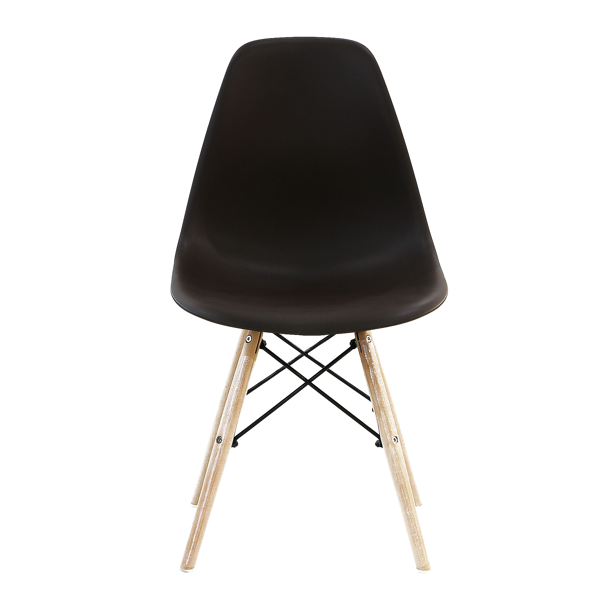 Комплект Langfang Грейс: стол + 4 стула белый/коричневый, размер 120х80х75см - фото 5