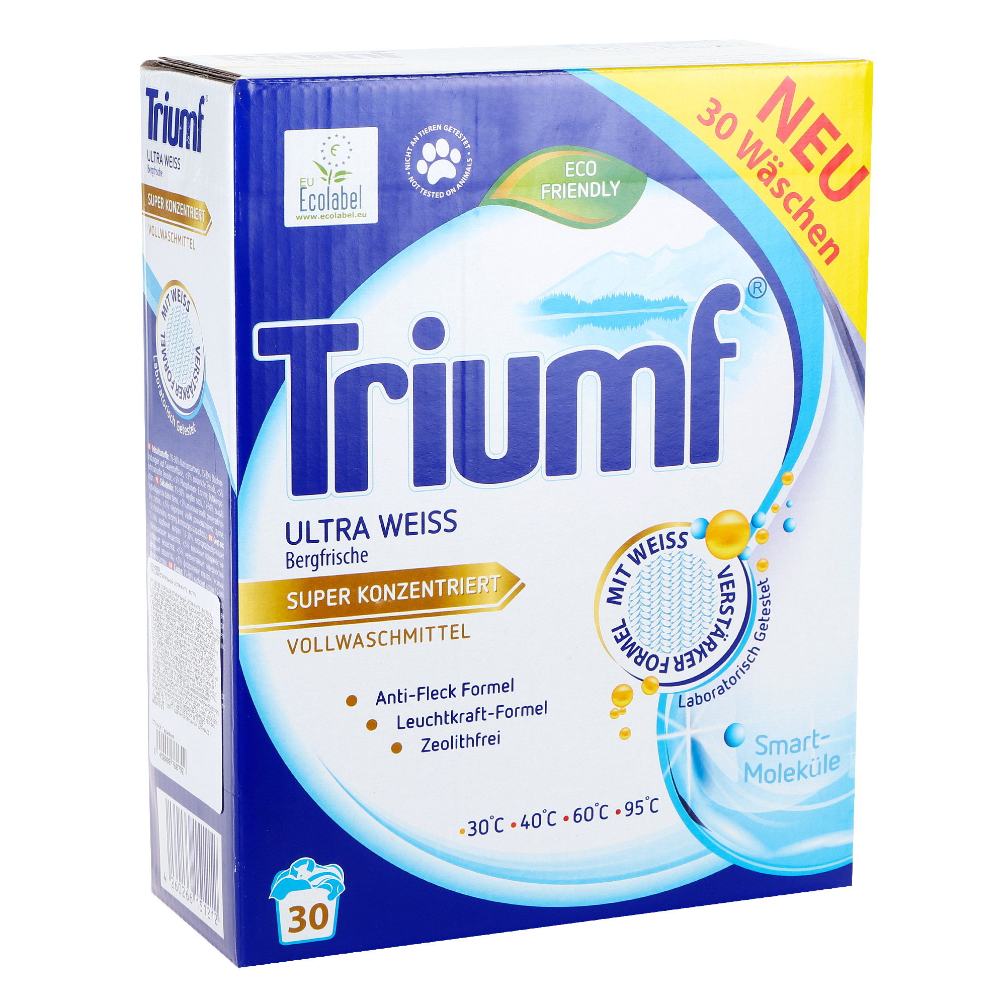 Порошок стиральный Triumf ultra white 1.8 кг