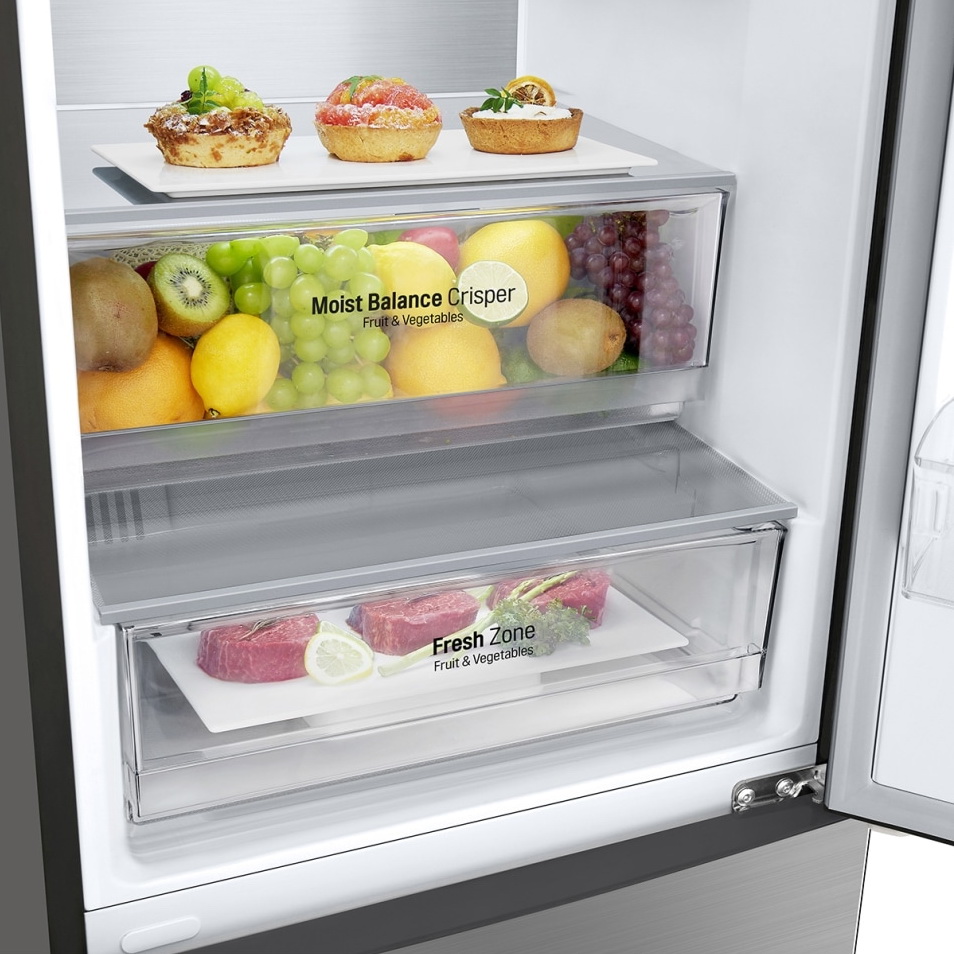 Холодильник LG GA-B509CMQM, цвет серебристый - фото 6