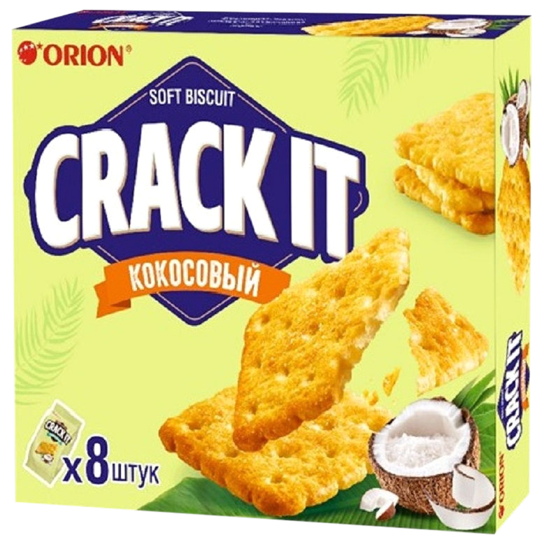 фото Печенье затяжное crack-it coconut 144 г